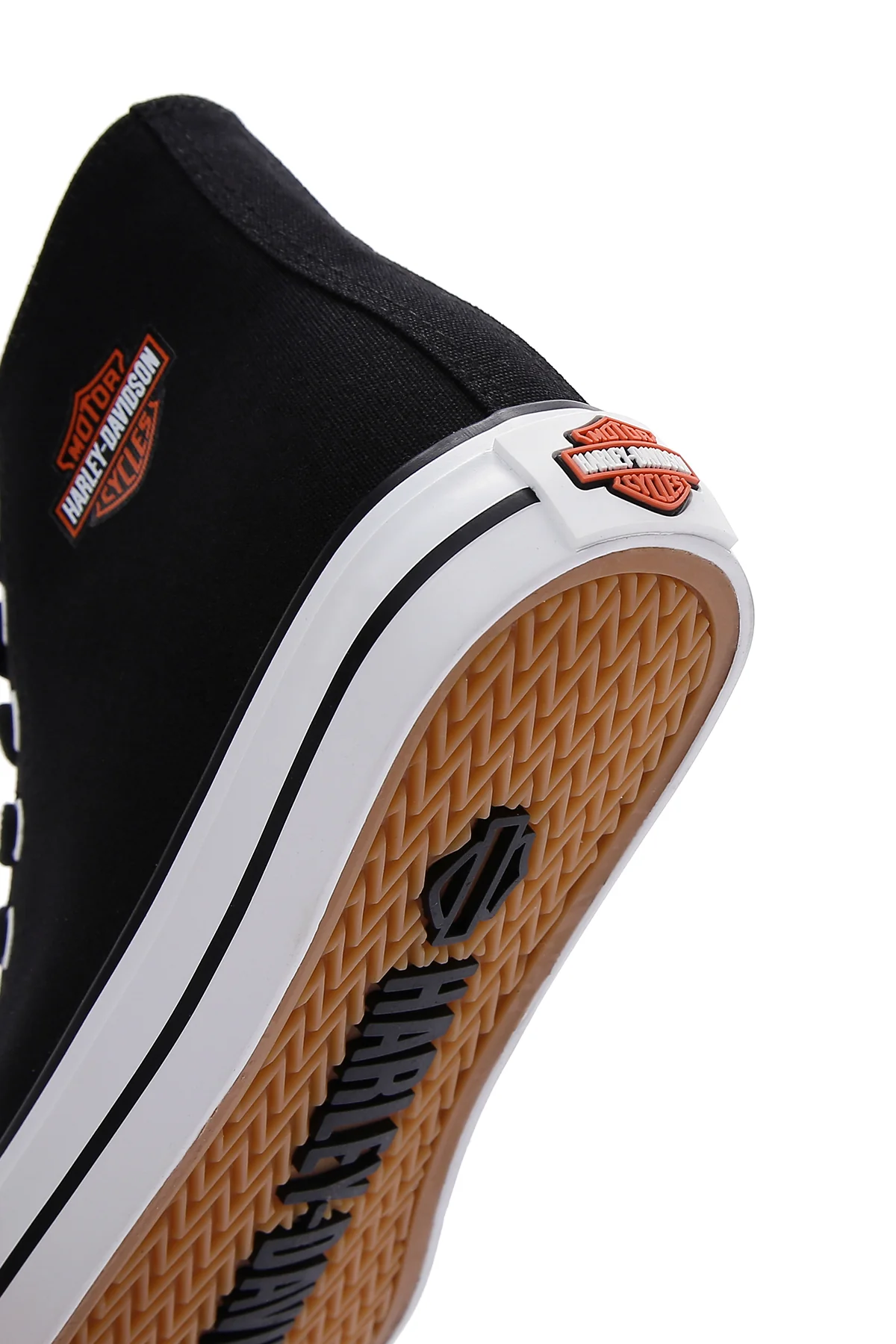 Harley Davidson Kadın Siyah Pittsburgh Bilekli Sneaker - Image 7