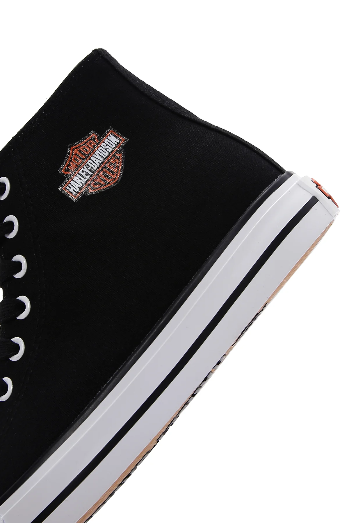 Harley Davidson Kadın Siyah Pittsburgh Bilekli Sneaker - Image 8