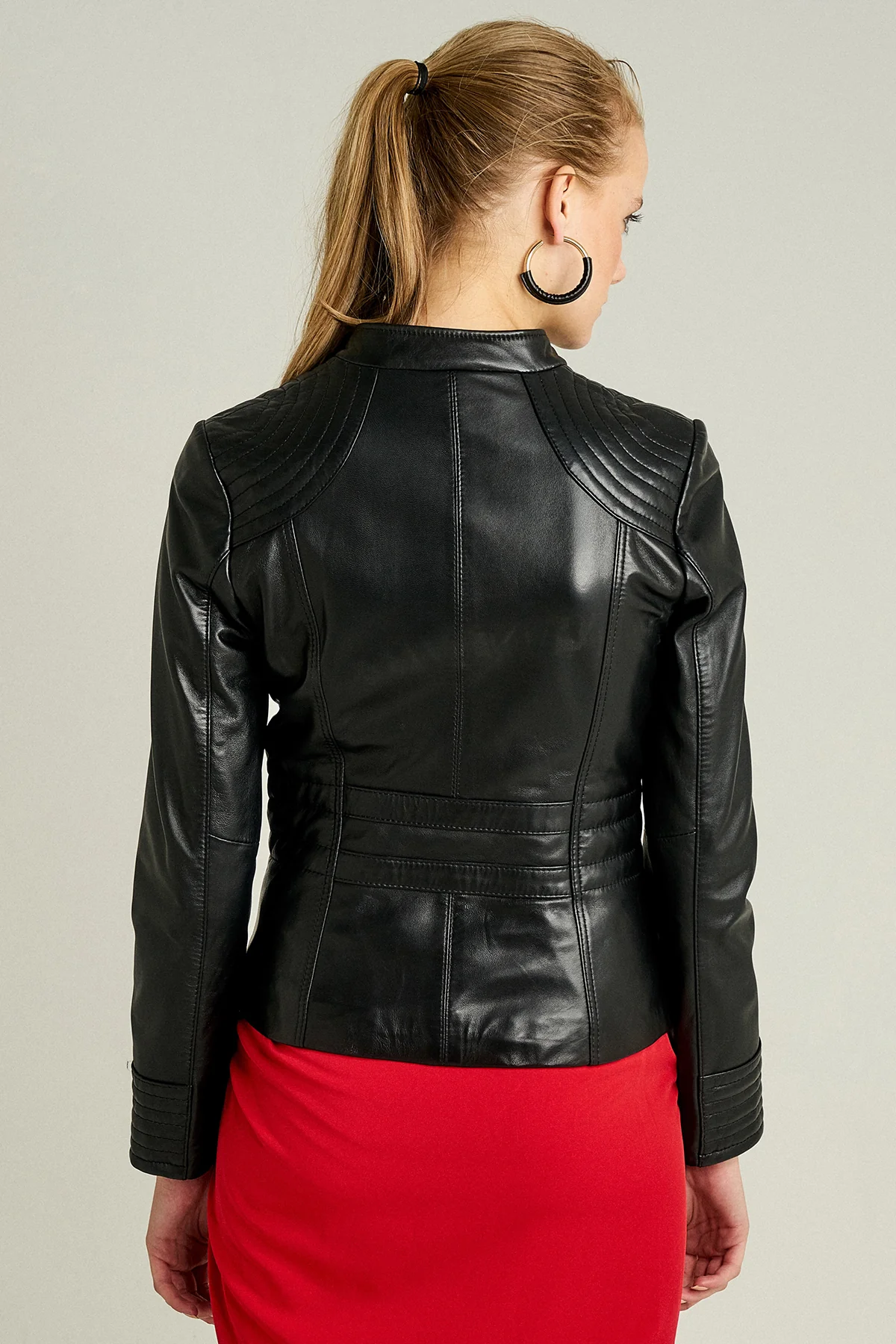 JANET KADIN DERİ CEKET - Image 2