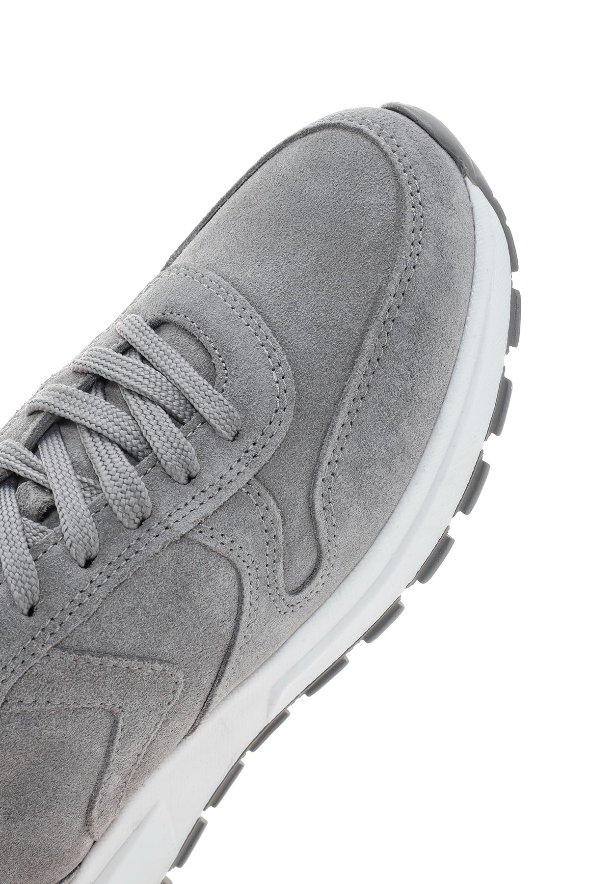 Kadın Antrasit Süet Deri Sneaker - Image 9