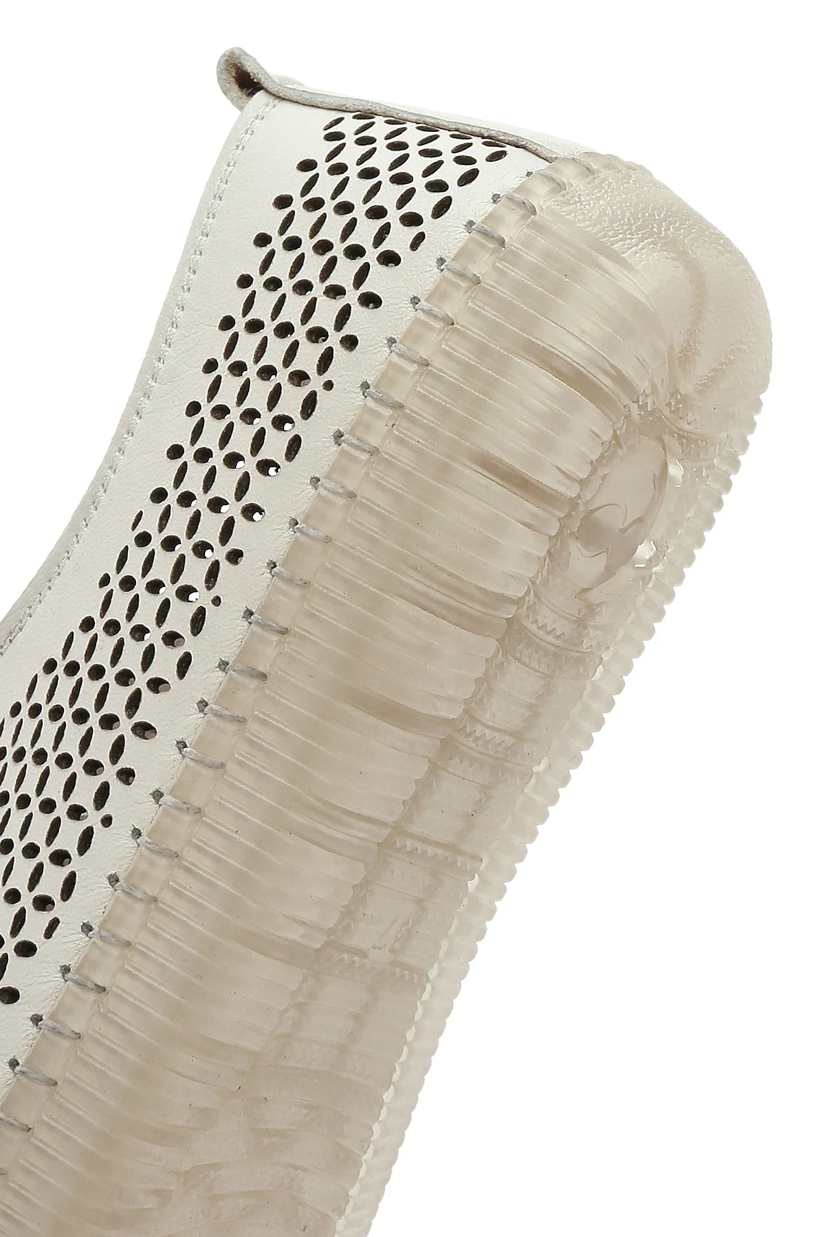 Kadın Bej Bağcıklı Deri Comfort Loafer - Image 9