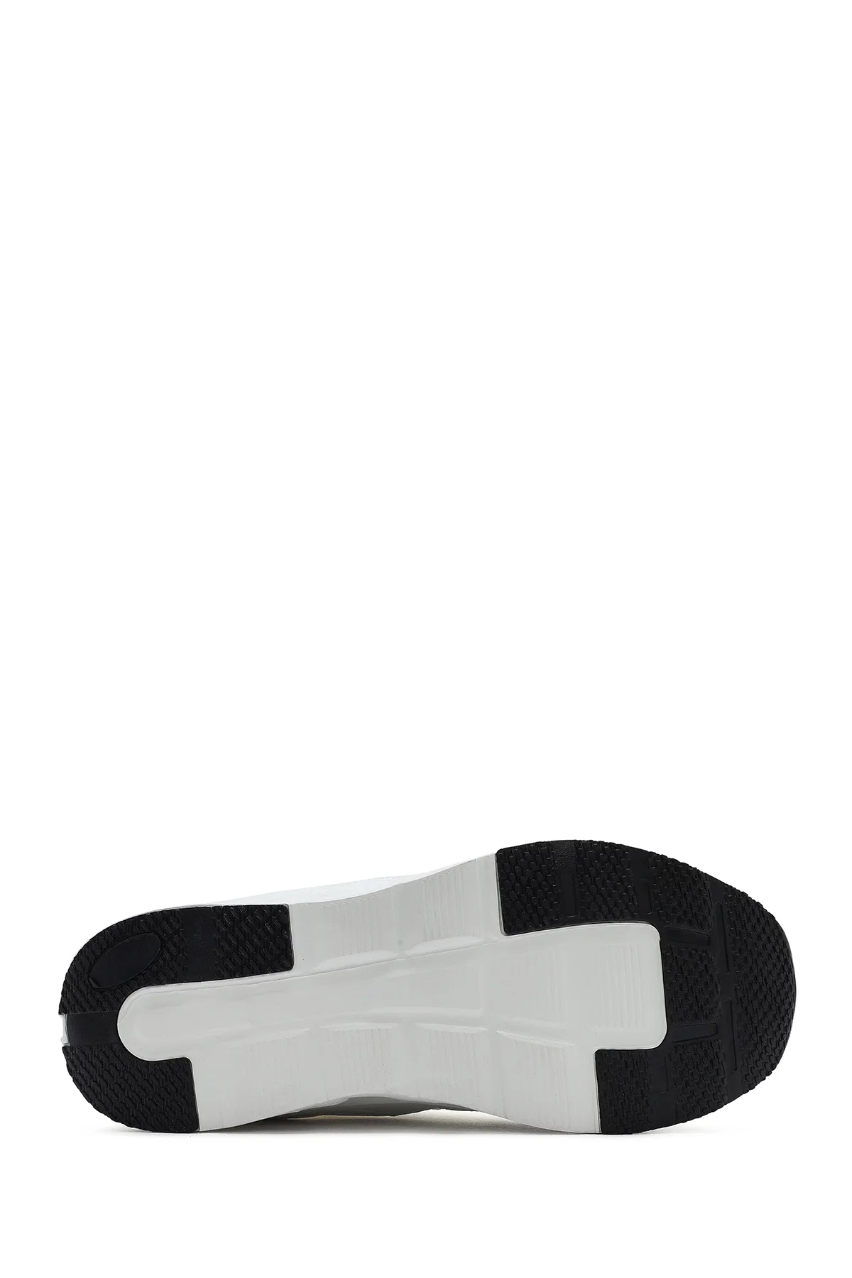 Kadın Bej Bağcıklı Kalın Tabanlı Sneaker - Image 4
