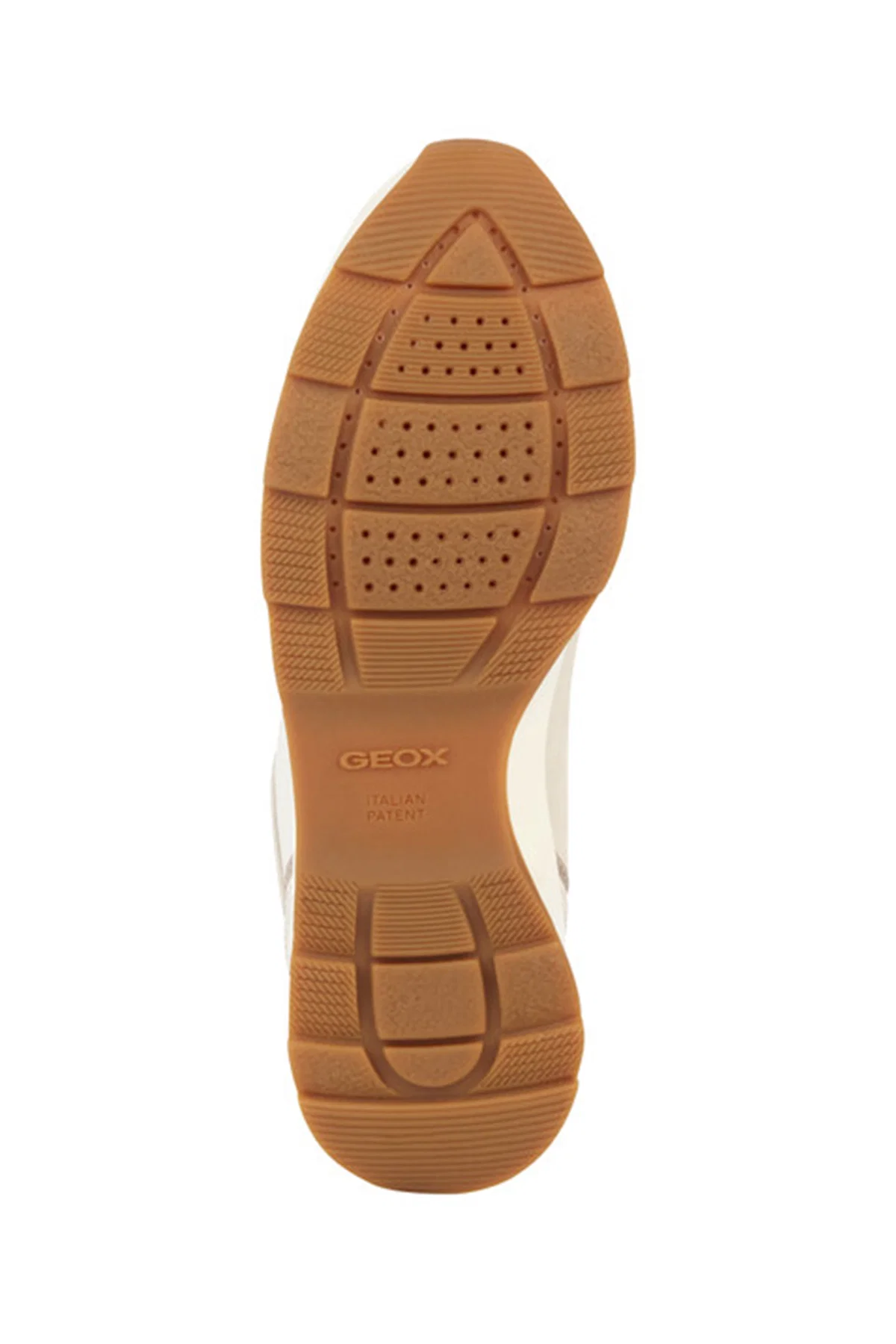 Geox Kadın Bej Bağcıklı Deri Sneaker - Image 6
