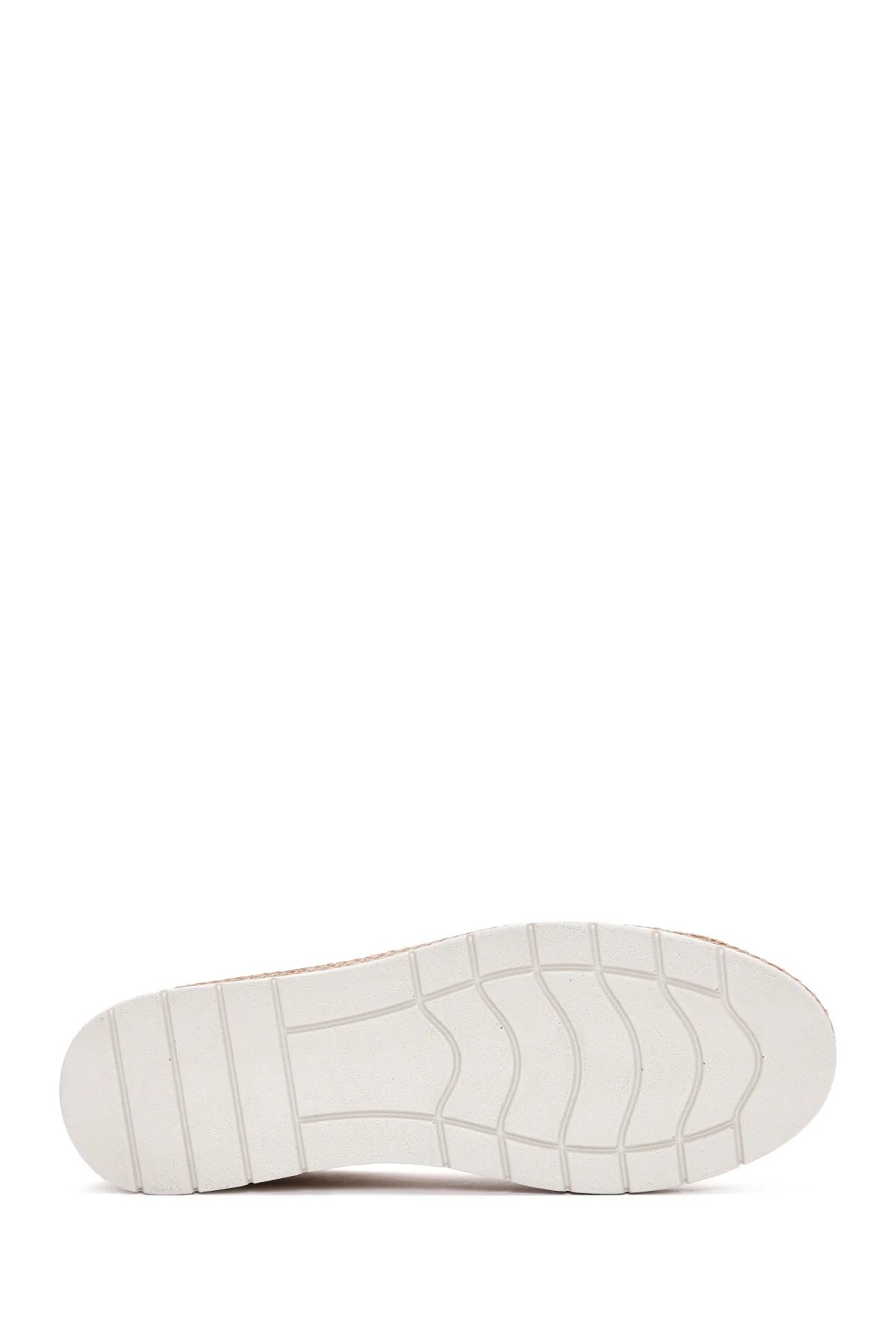 Kadın Bej Deri Comfort Loafer - Image 4