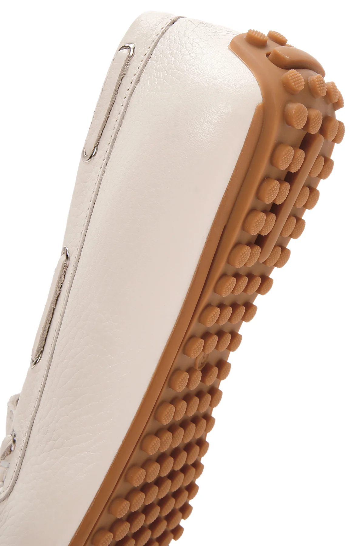 Kadın Bej Deri Loafer - Image 8