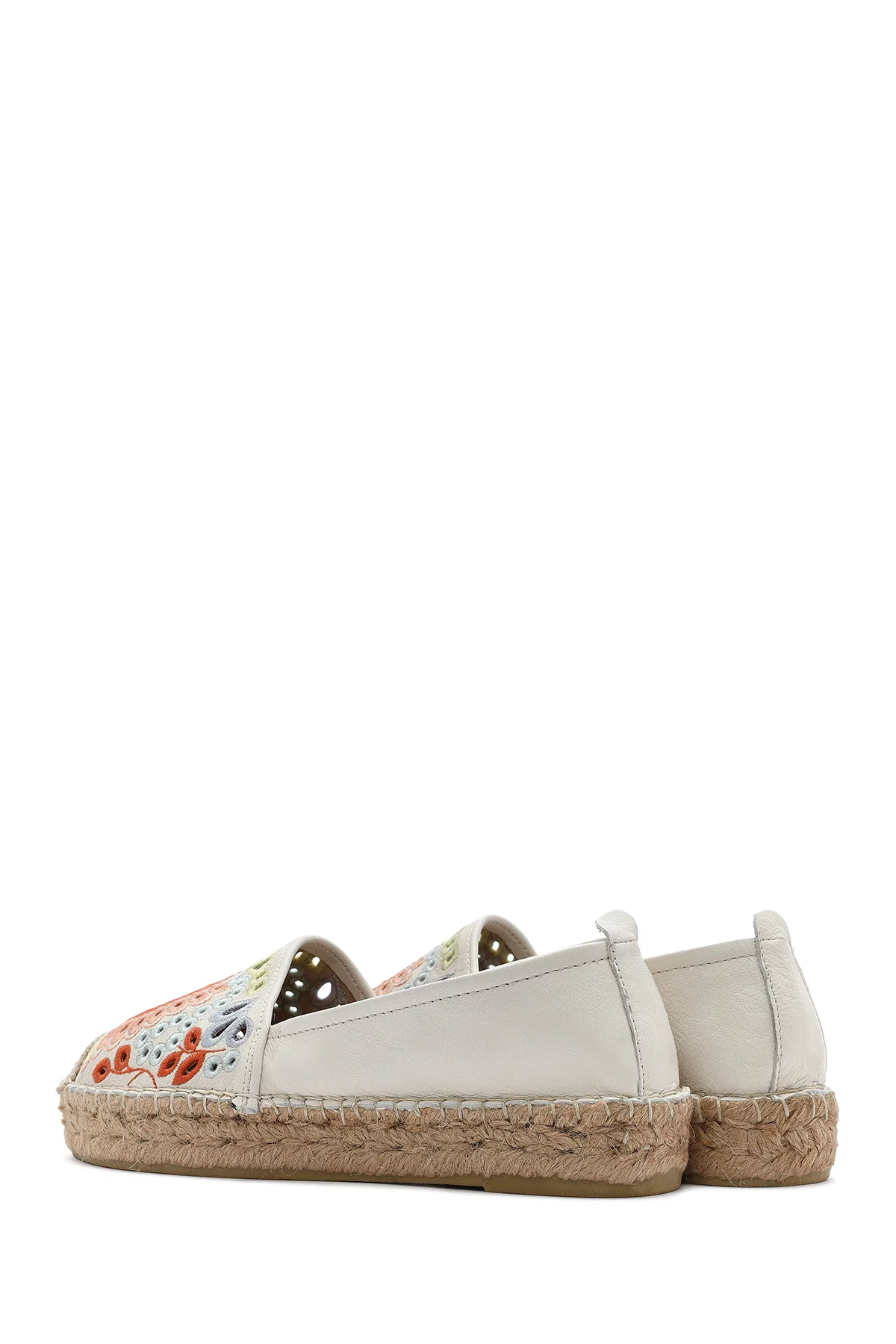 Kadın Bej Desenli Espadril - Image 6