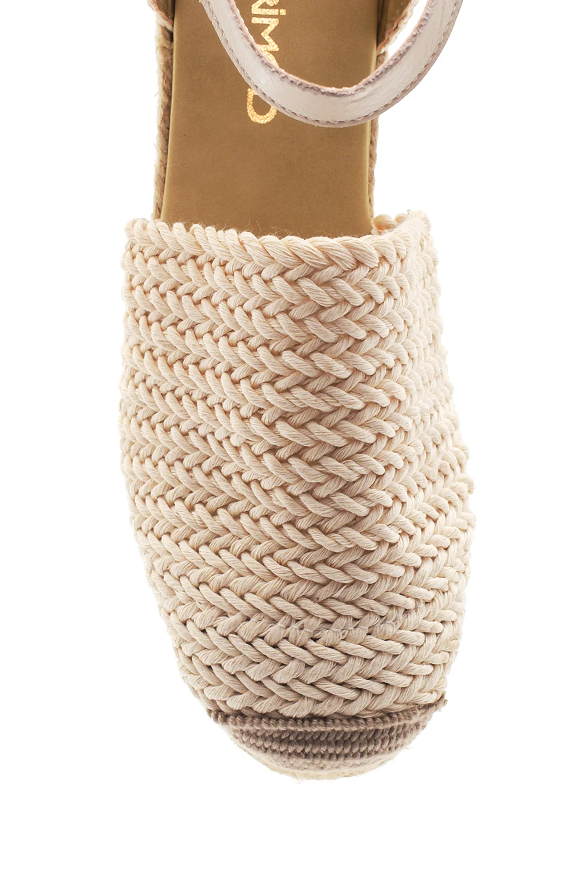 Kadın Bej Dolgu Topuk Espadril - Image 5