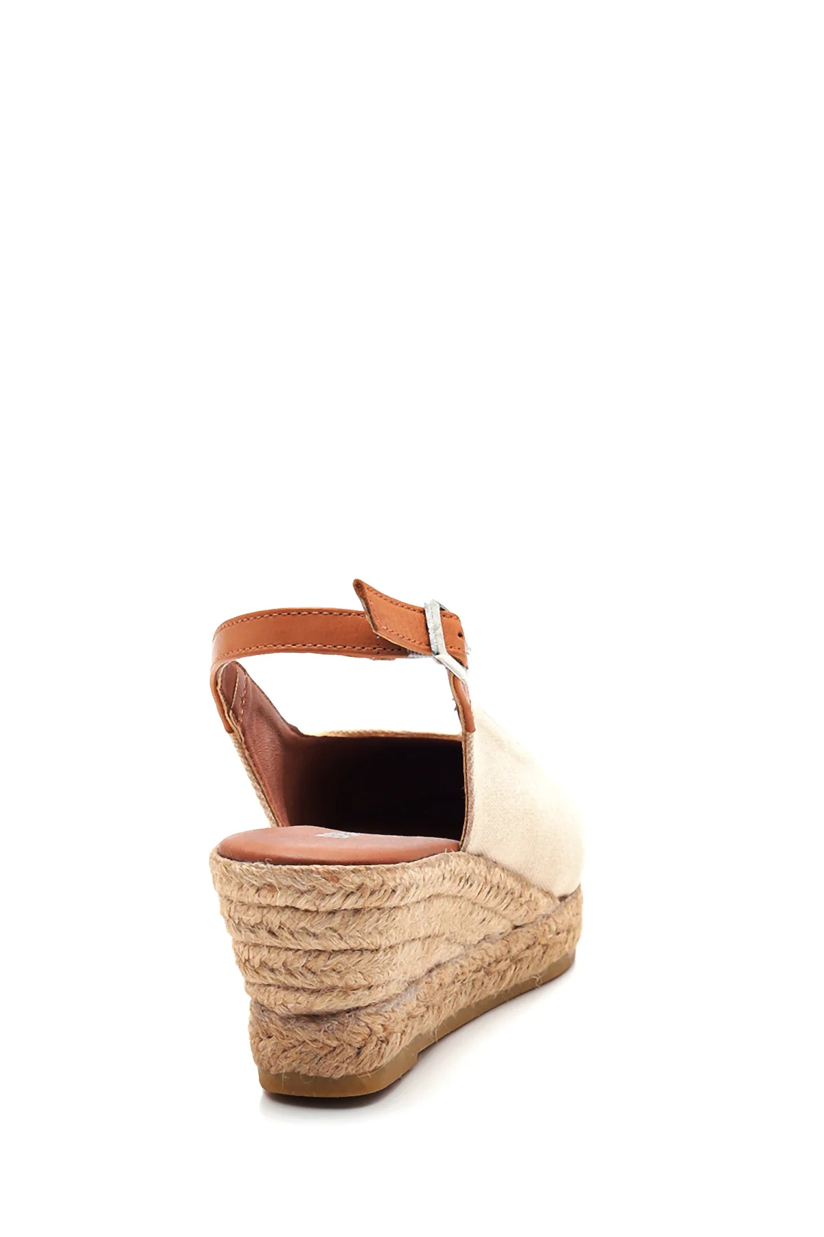 Kadın Bej Dolgu Topuk Espadril - Image 5