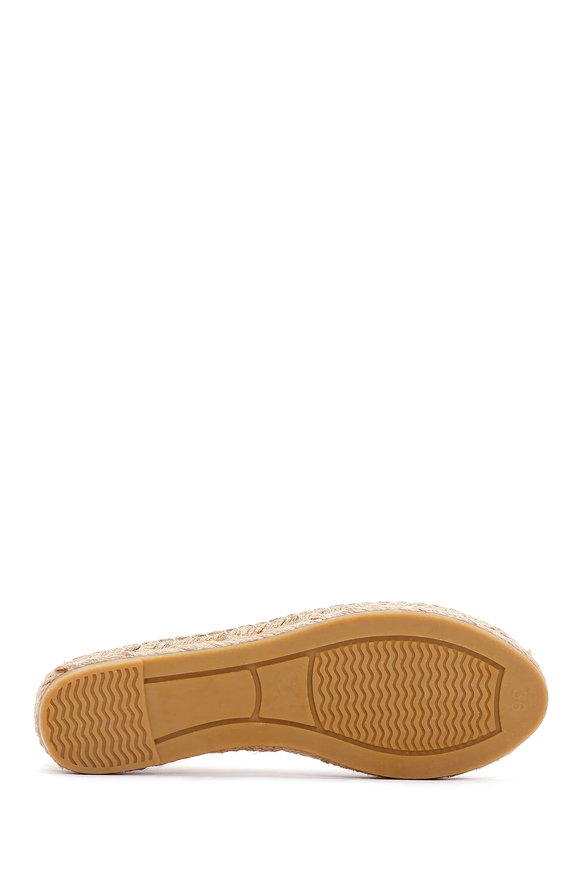 Kadın Bej Espadril - Image 4
