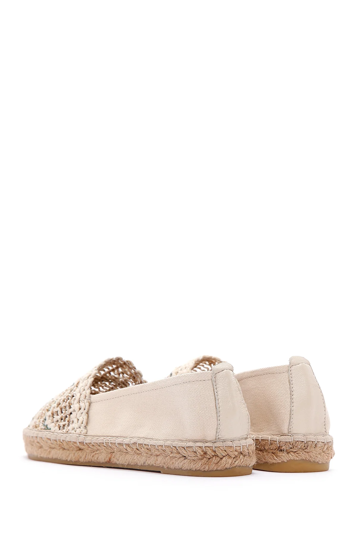 Kadın Bej Espadril - Image 5