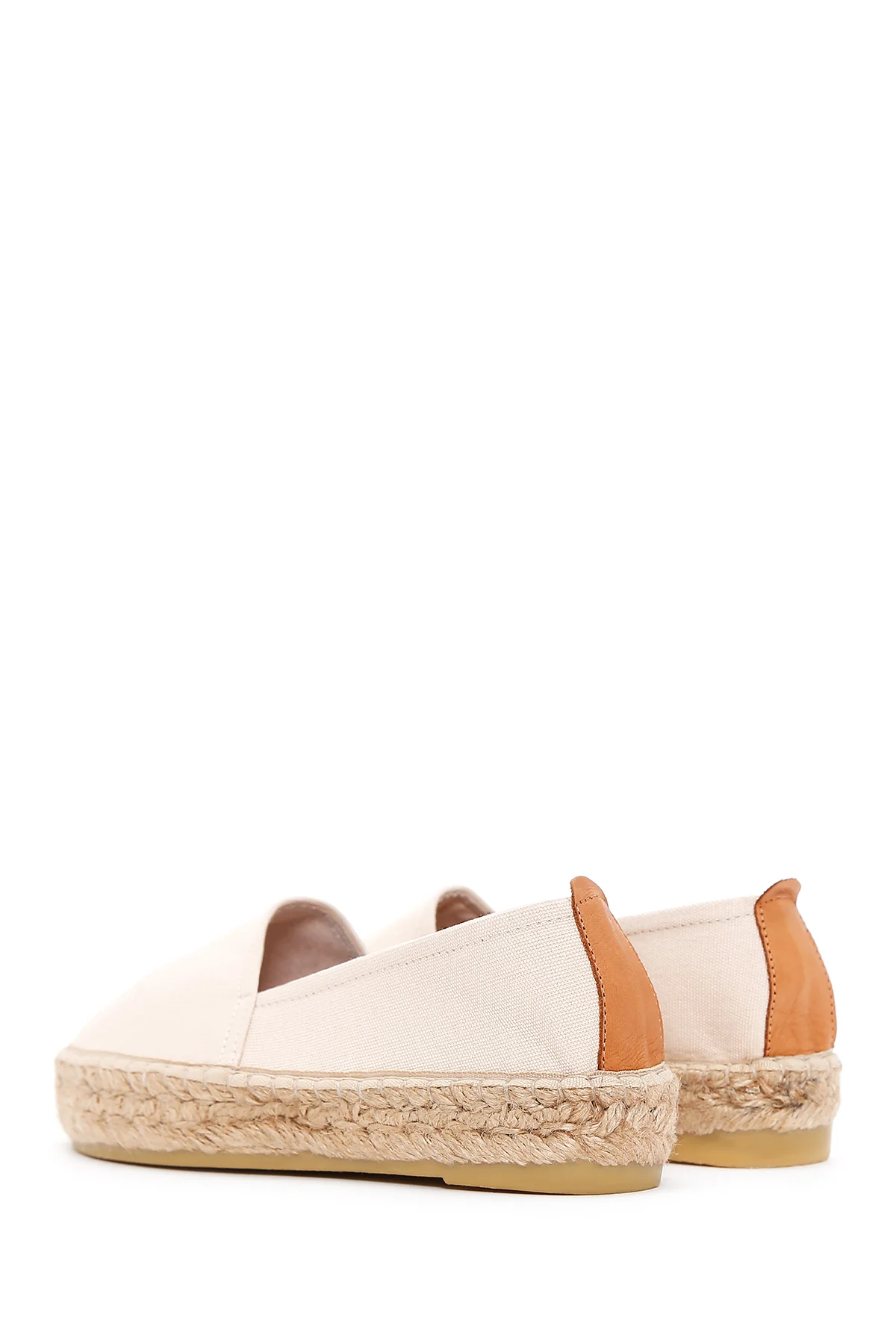 Kadın Bej Espadril - Image 5