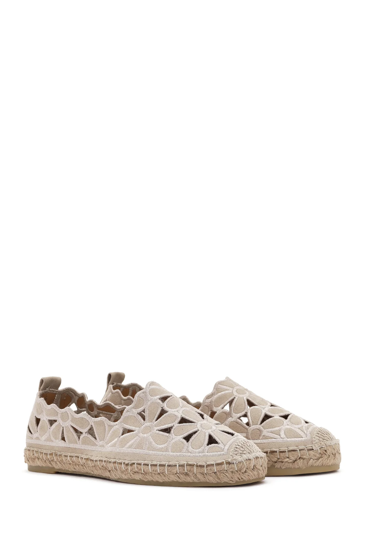 Kadın Bej Espadril - Image 3