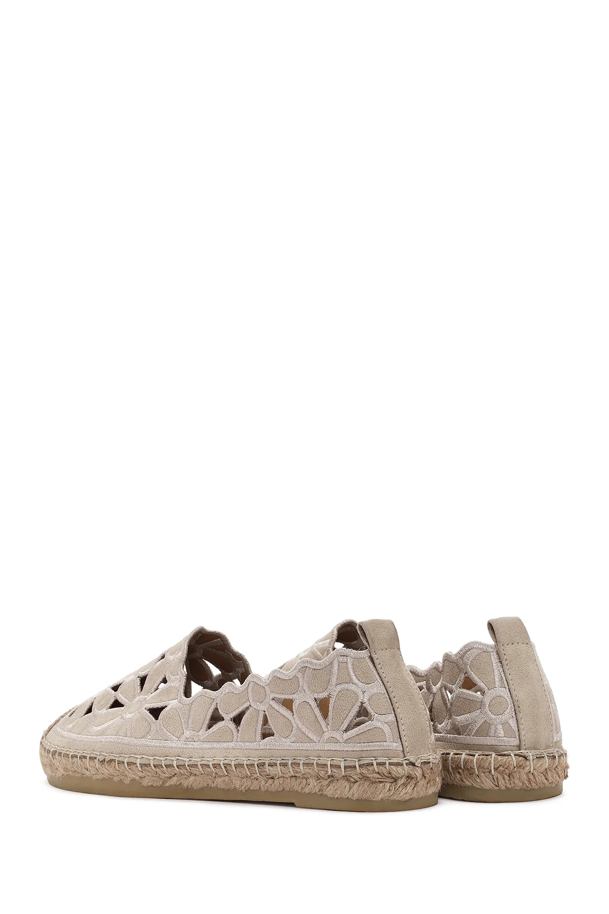 Kadın Bej Espadril - Image 5