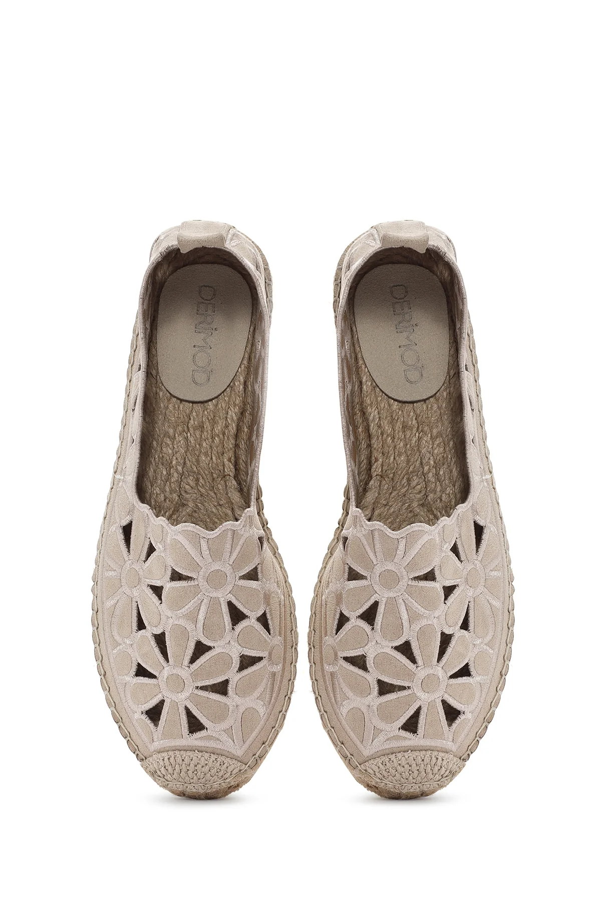 Kadın Bej Espadril - Image 7