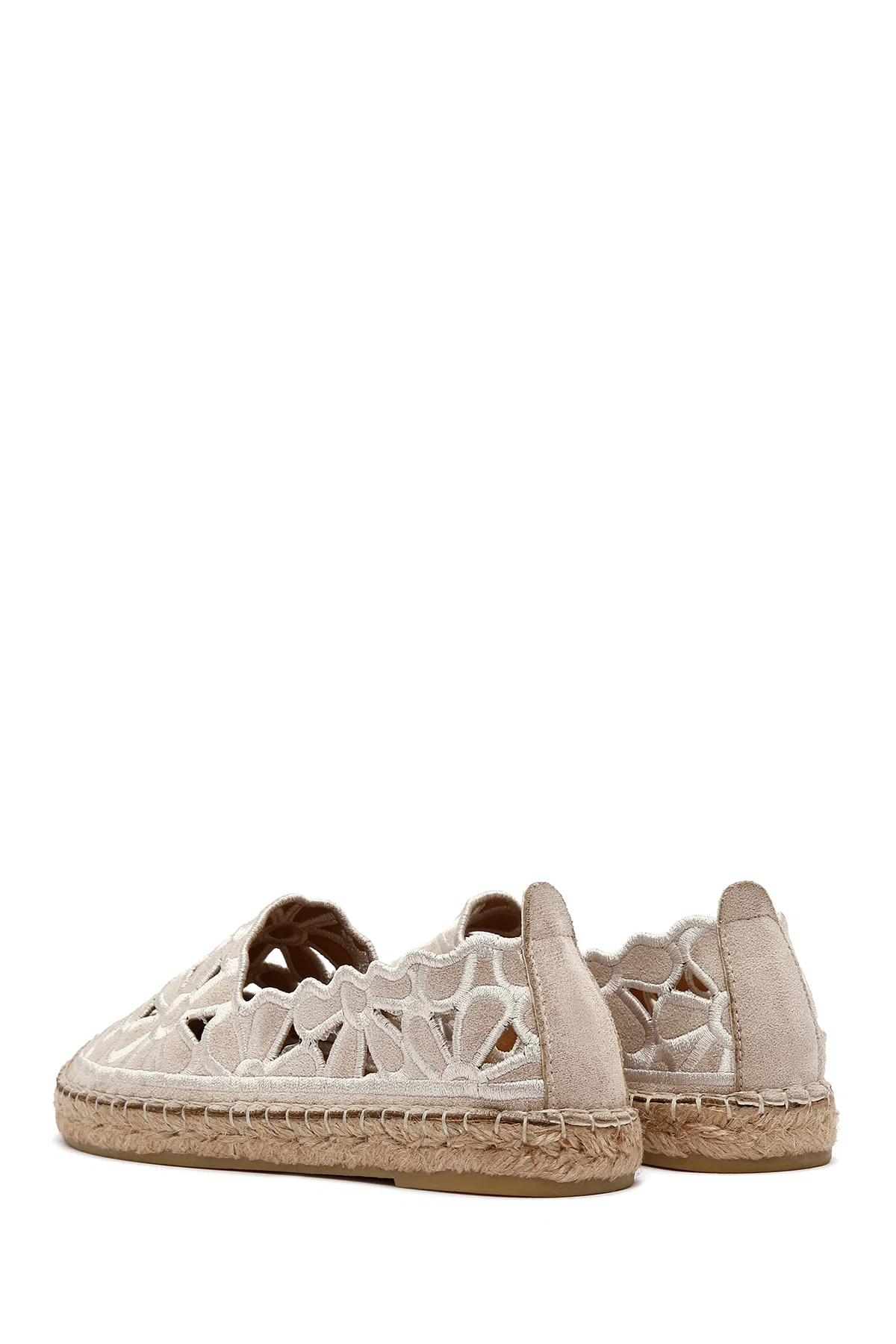 Kadın Bej Espadril - Image 5