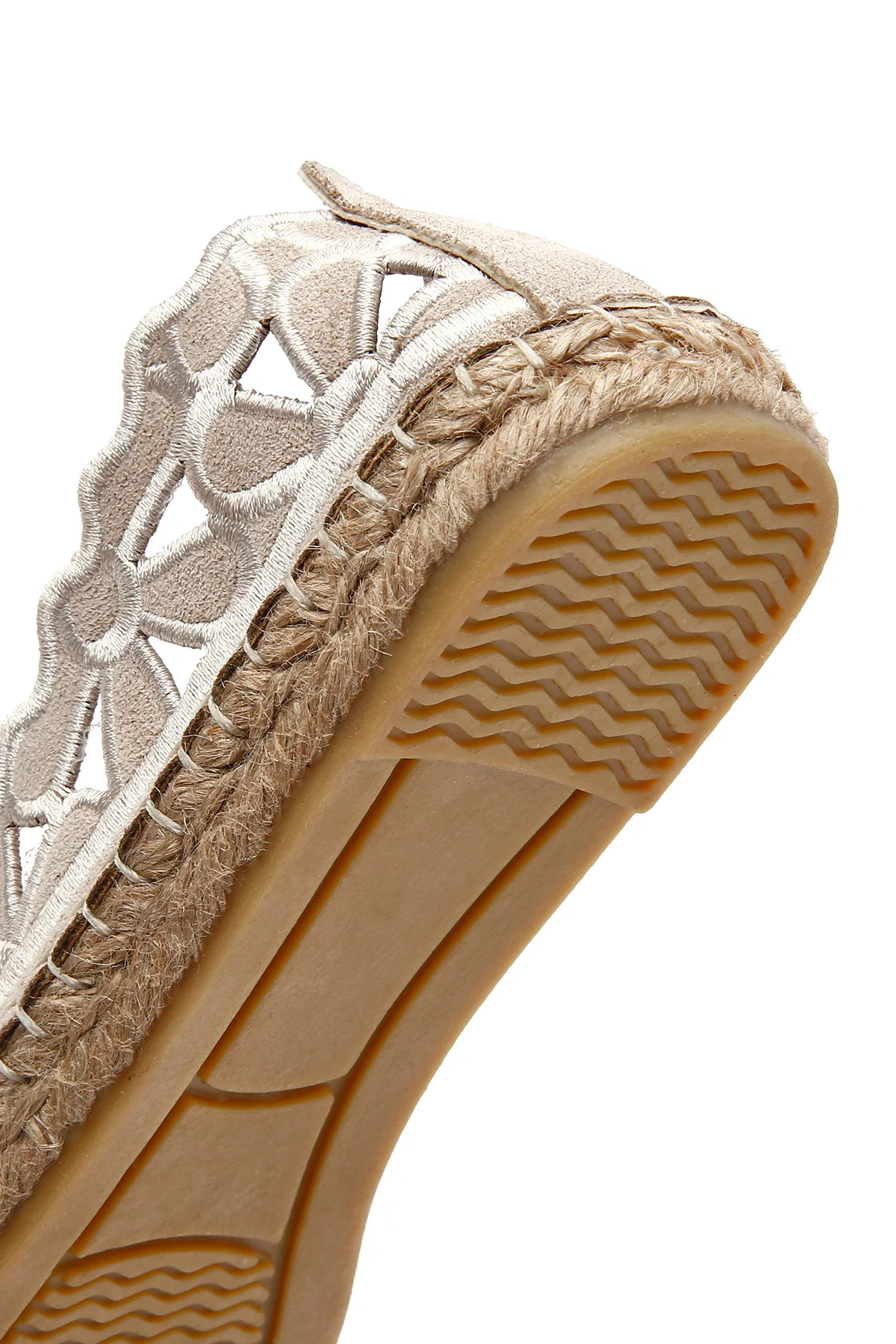 Kadın Bej Espadril - Image 8