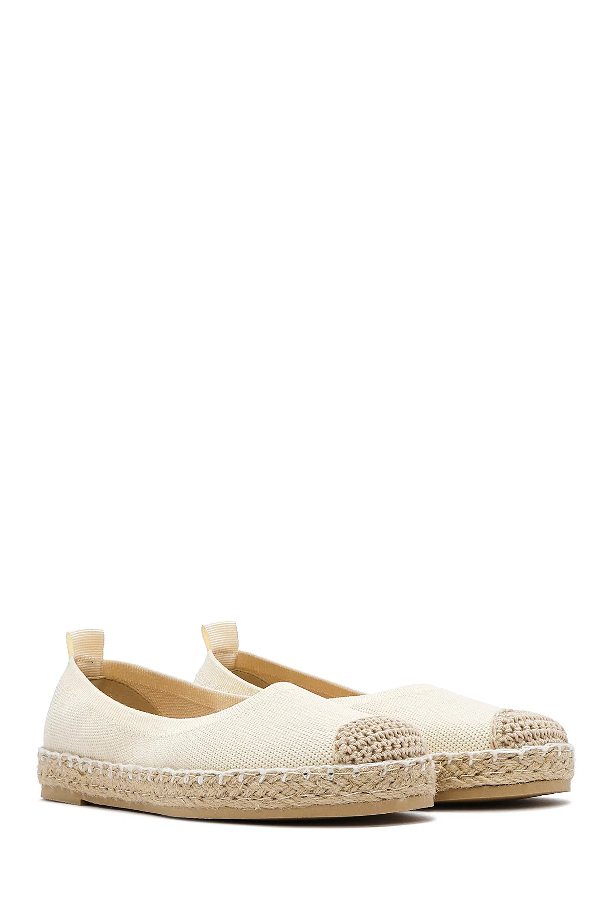 Kadın Bej Espadril - Image 3