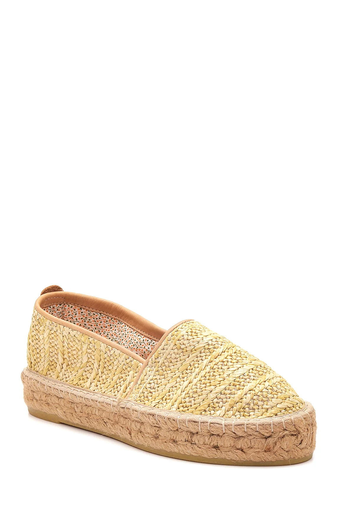 Kadın Bej Hasır Espadril - Image 3