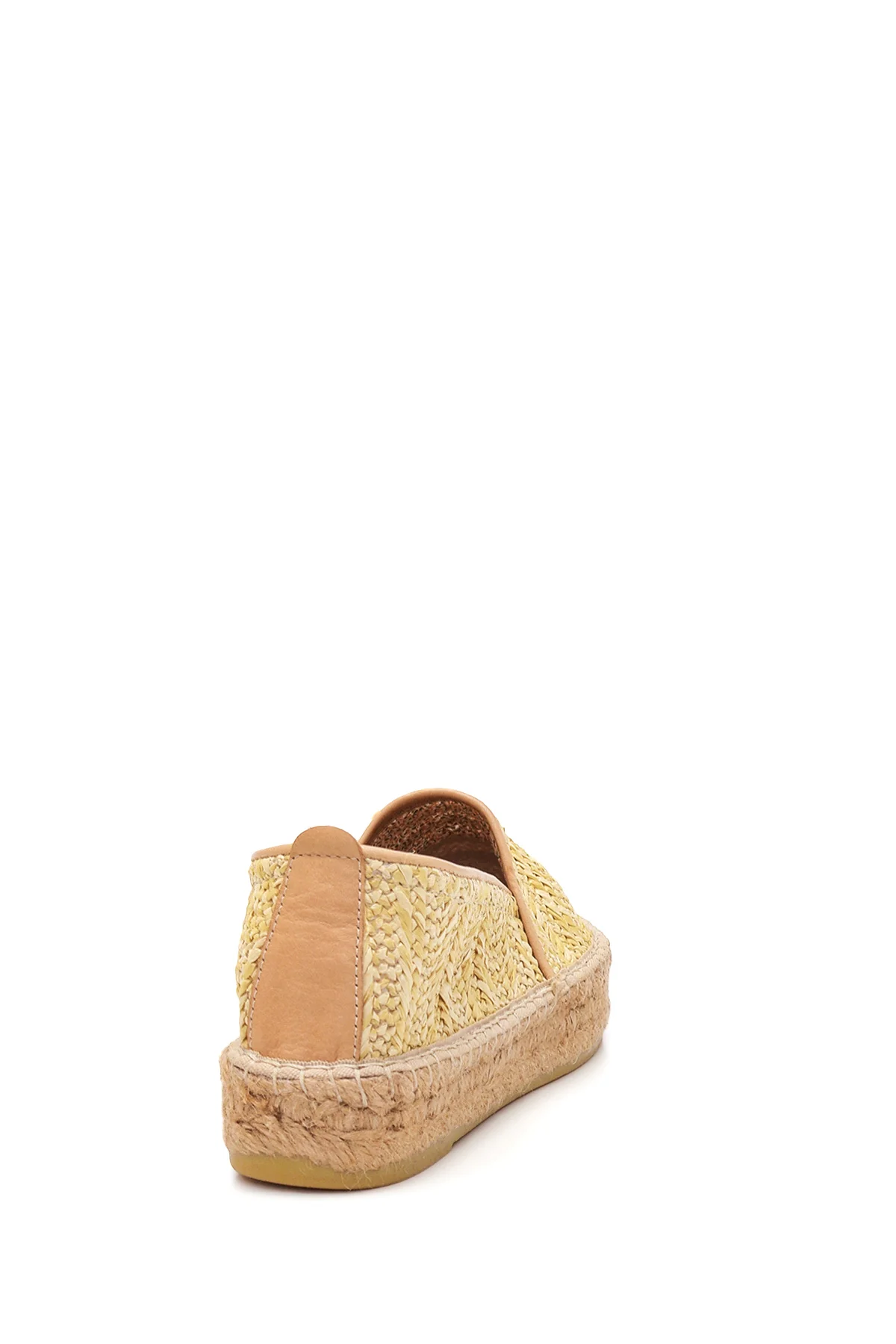 Kadın Bej Hasır Espadril - Image 5
