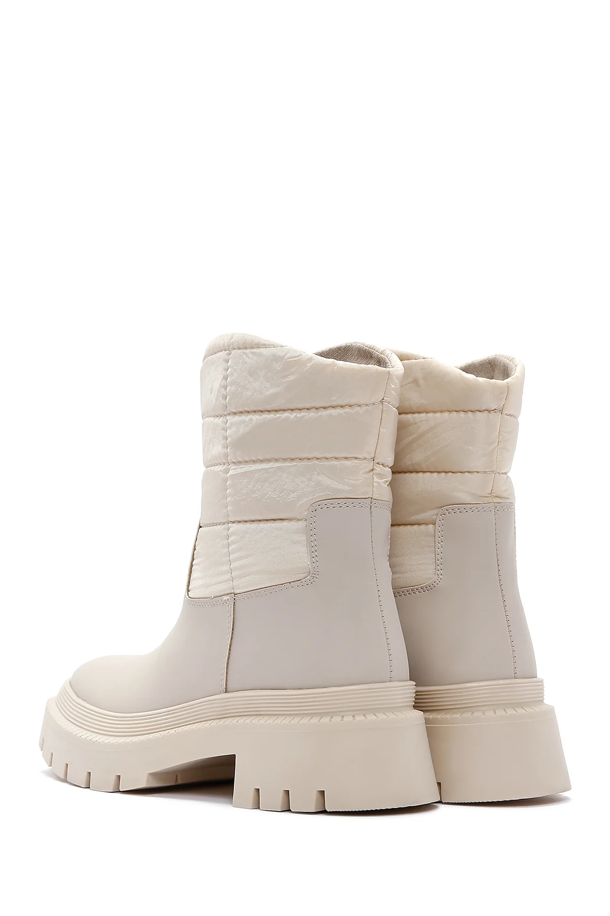 Kadın Bej Kalın Tabanlı Casual Bot - Image 5