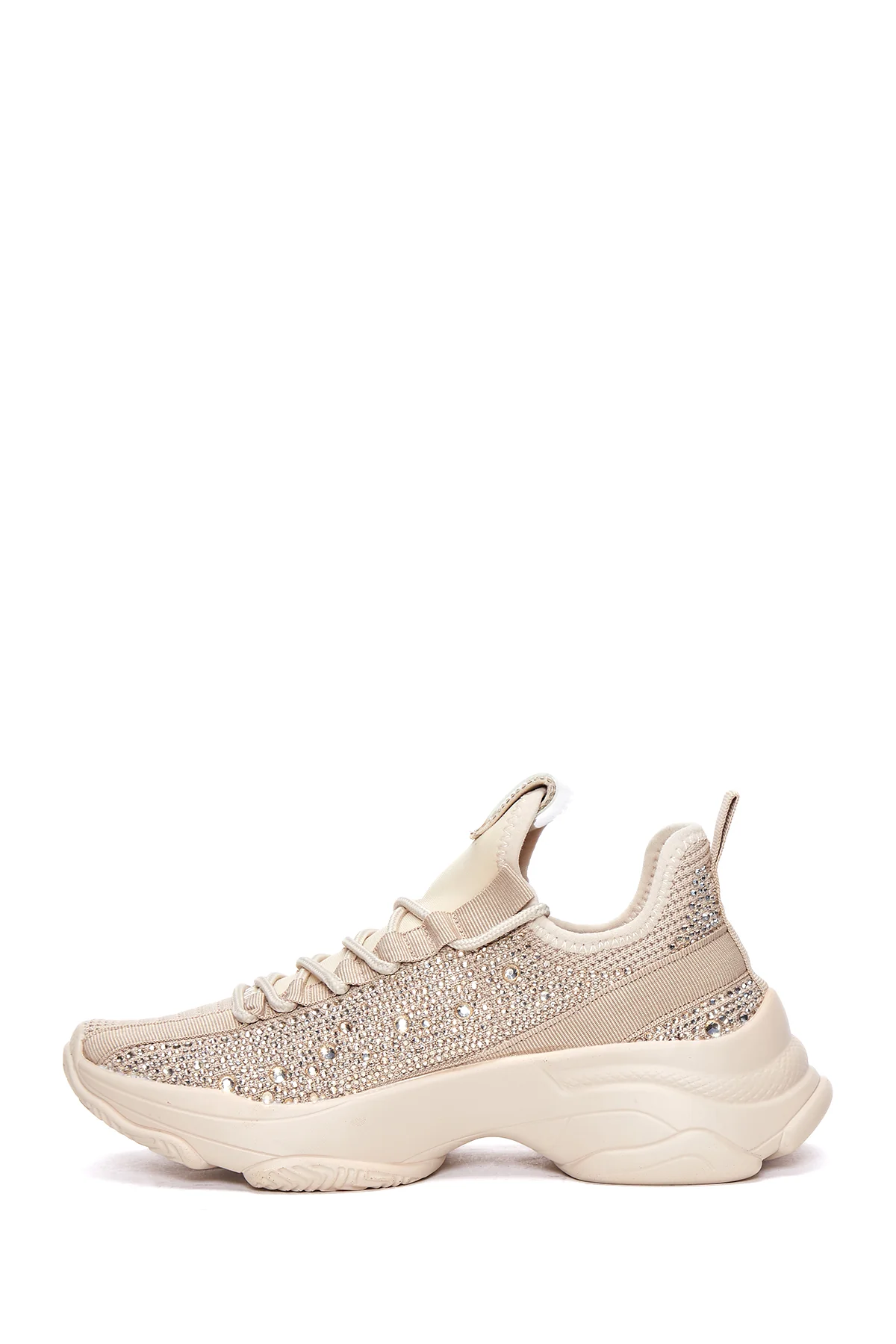 Kadın Bej Kalın Tabanlı Sneaker - Image 2