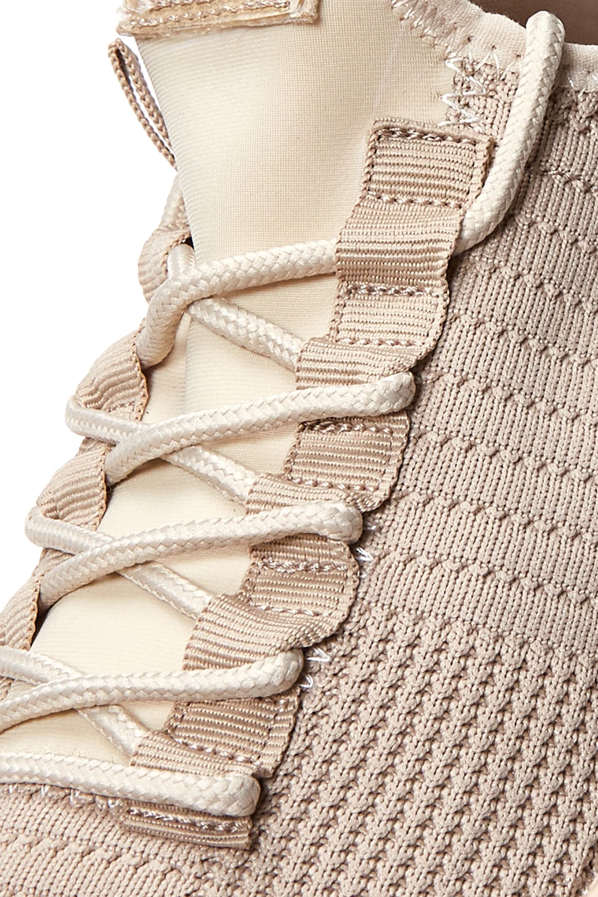 Kadın Bej Kalın Tabanlı Sneaker - Image 8