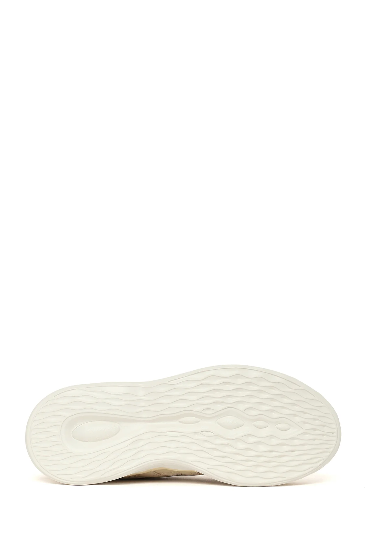 Kadın Bej Kalın Tabanlı Sneaker - Image 5