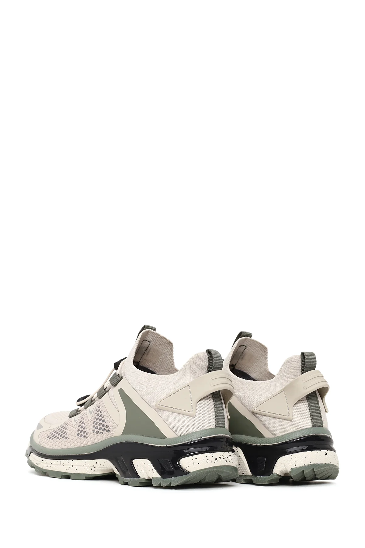 Kadın Bej Kalın Tabanlı Sneaker - Image 6