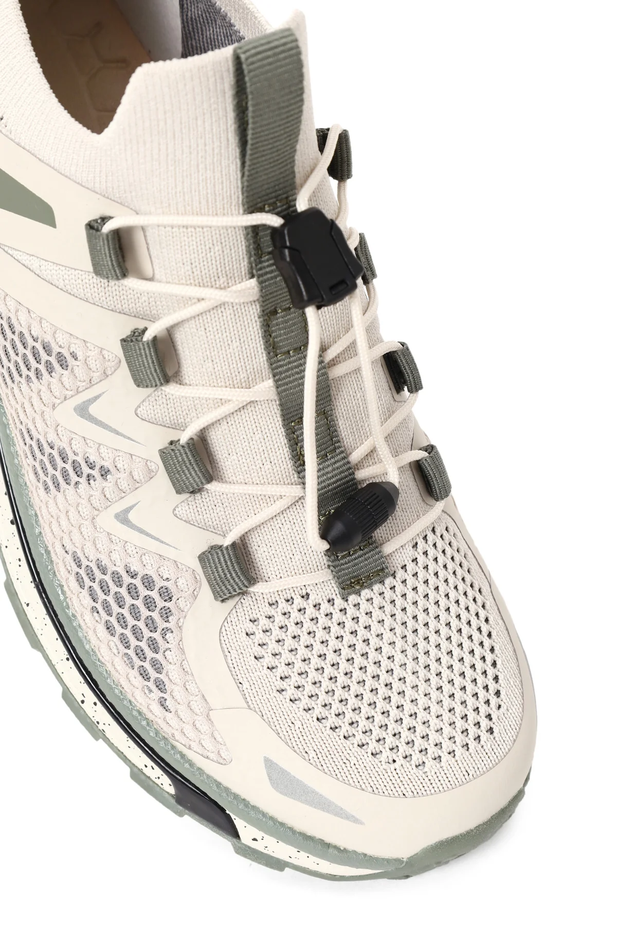 Kadın Bej Kalın Tabanlı Sneaker - Image 9