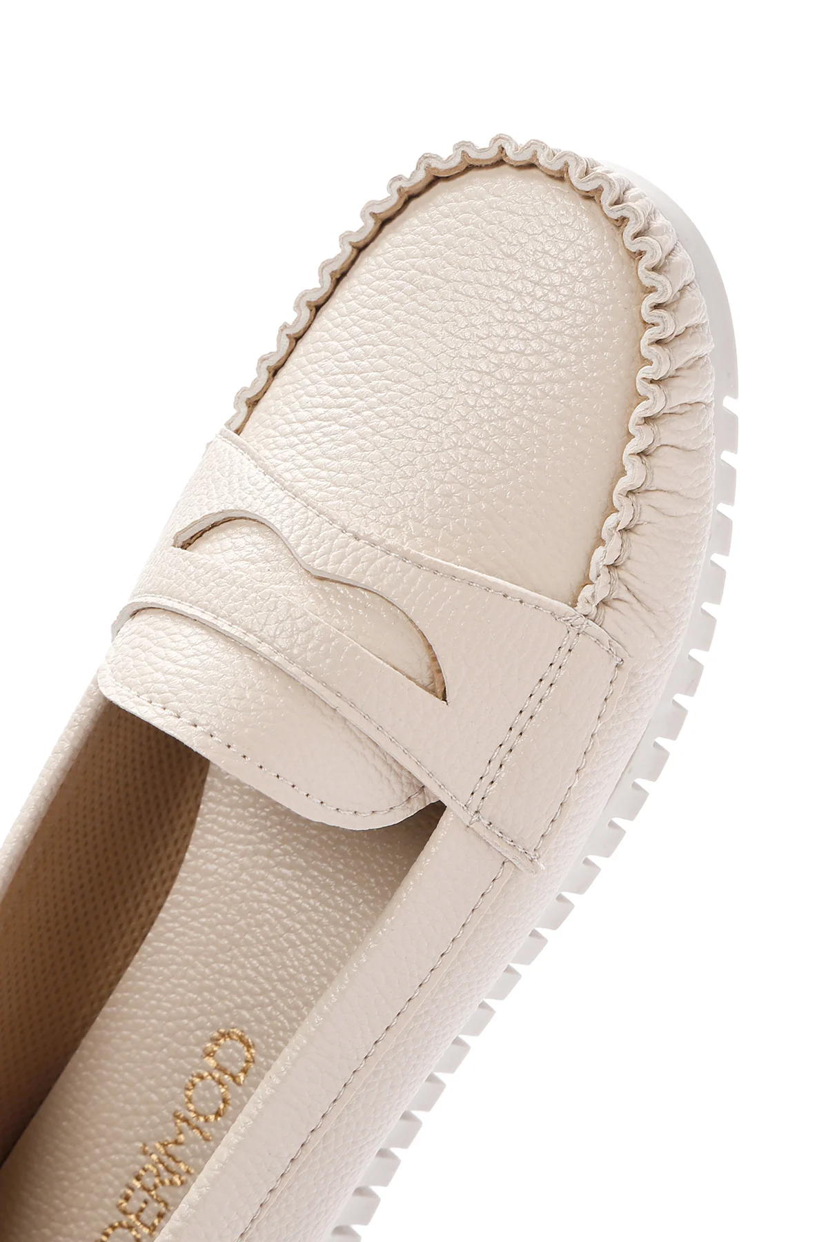 Kadın Bej Loafer - Image 10
