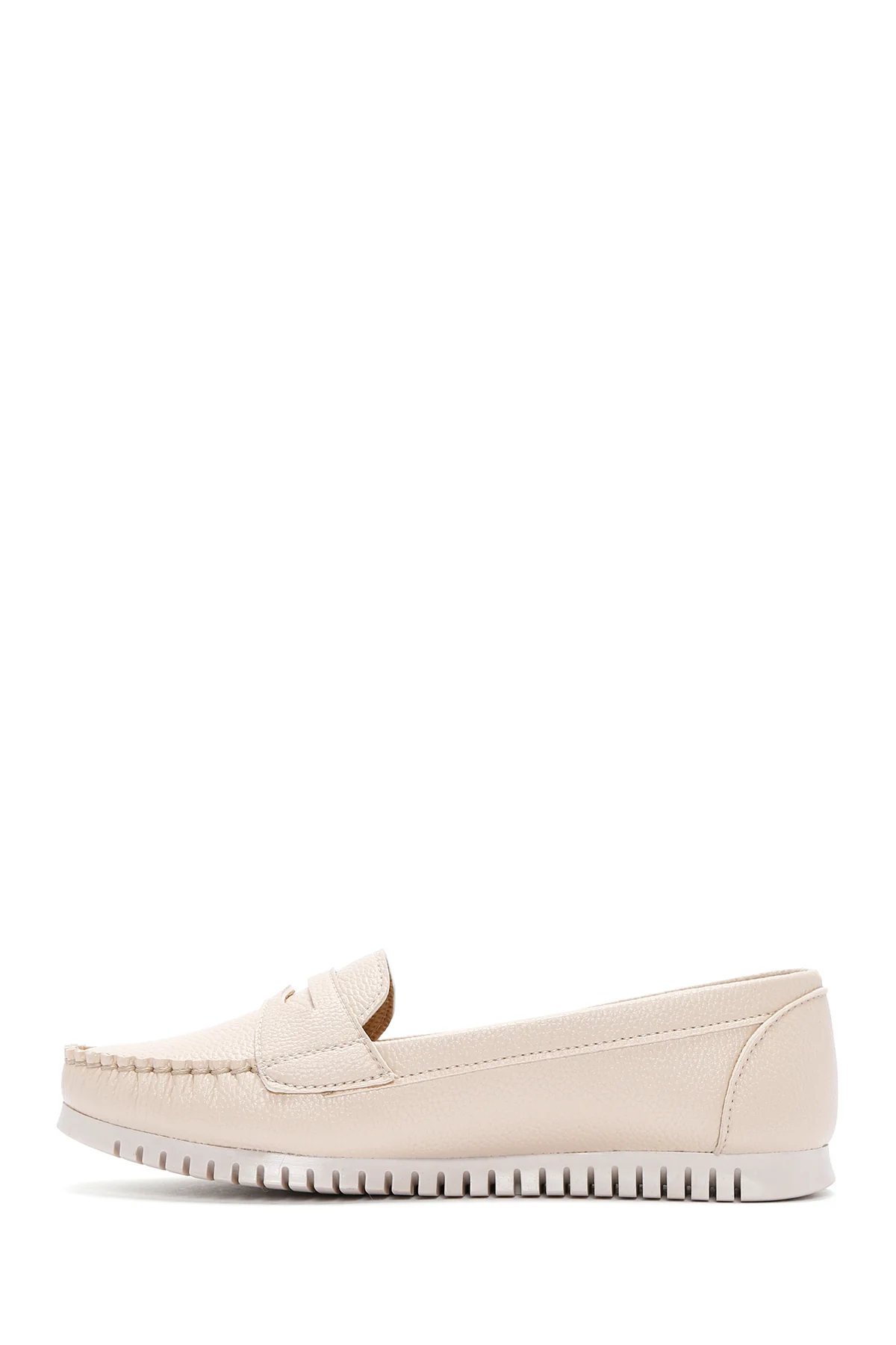 Kadın Bej Loafer - Image 2