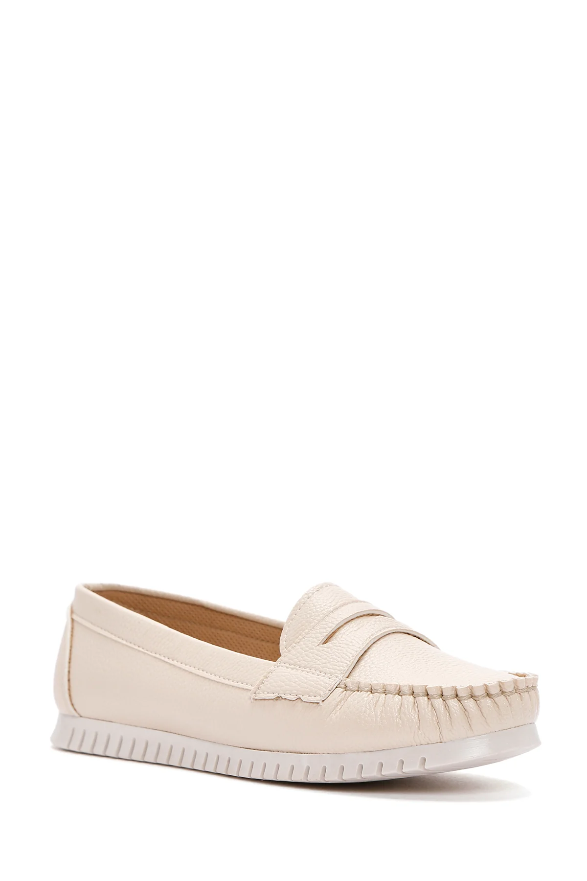 Kadın Bej Loafer - Image 6