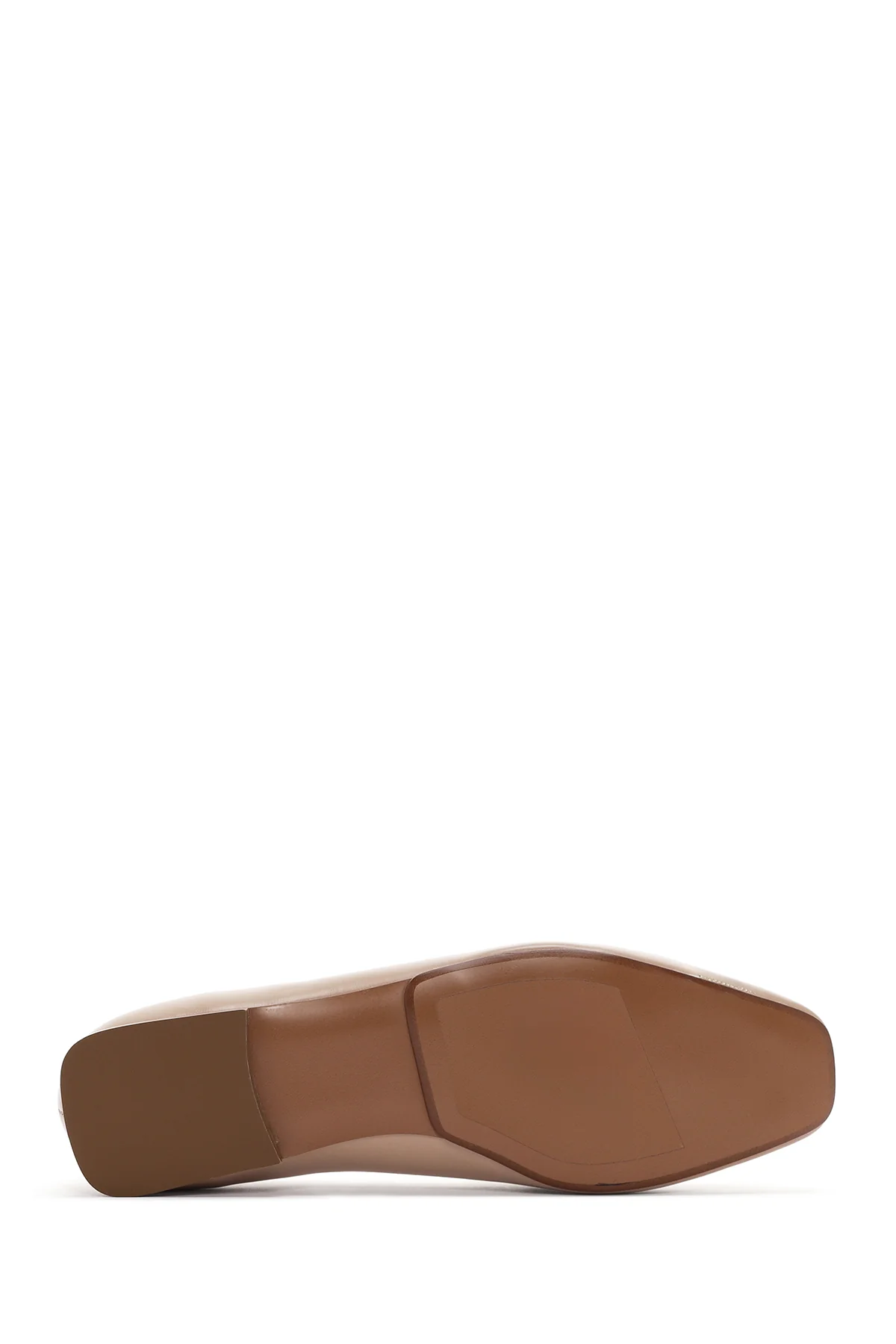 Kadın Bej Maskülen Loafer - Image 4