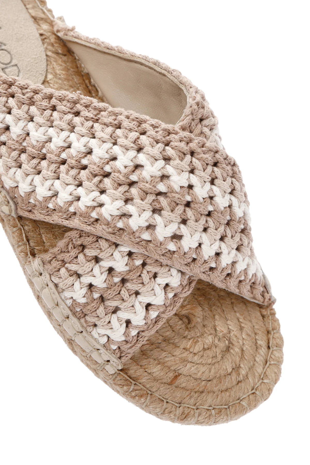 Kadın Bej Örgü Espadril Terlik - Image 11
