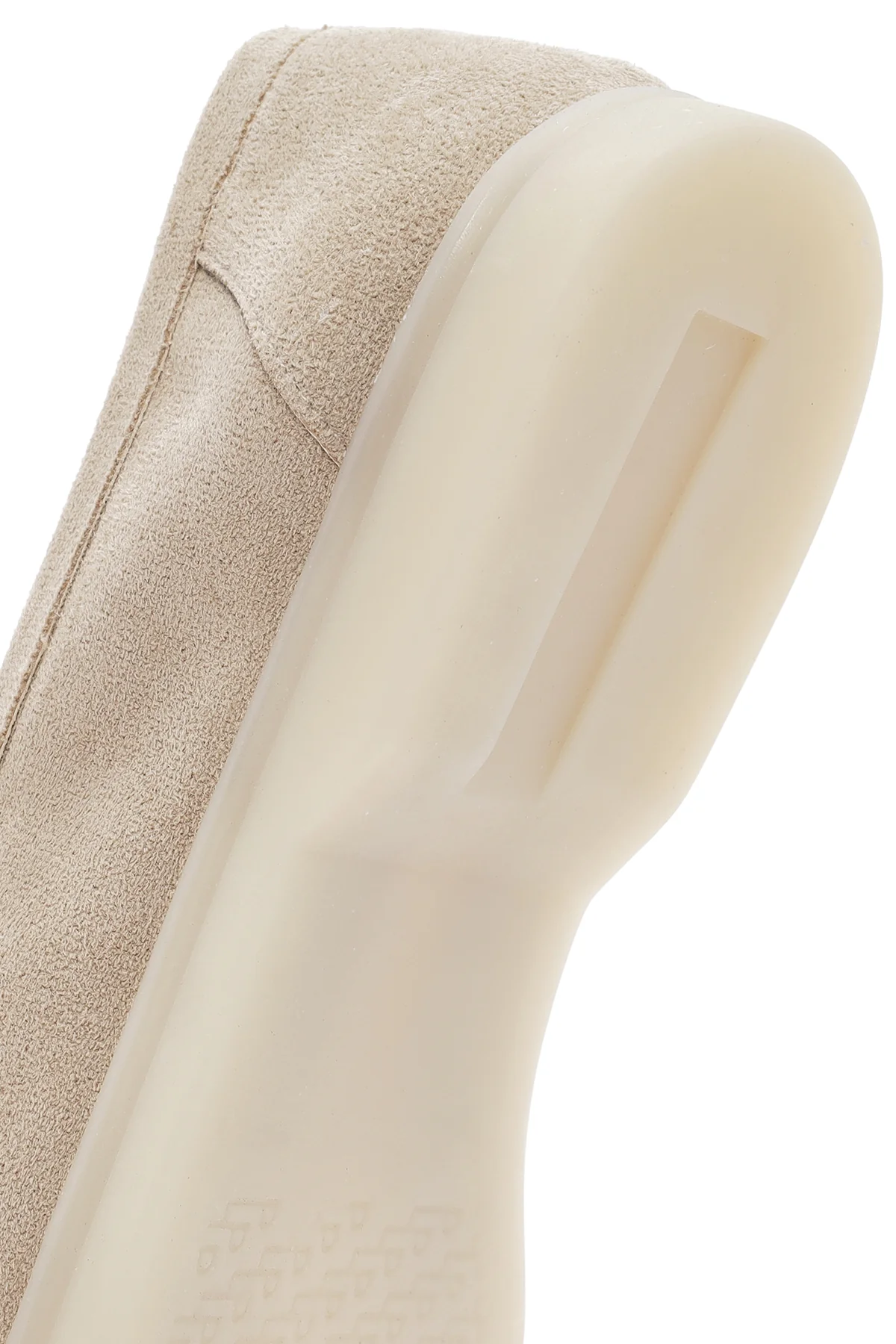 Kadın Bej Püsküllü Süet Maskülen Loafer - Image 8