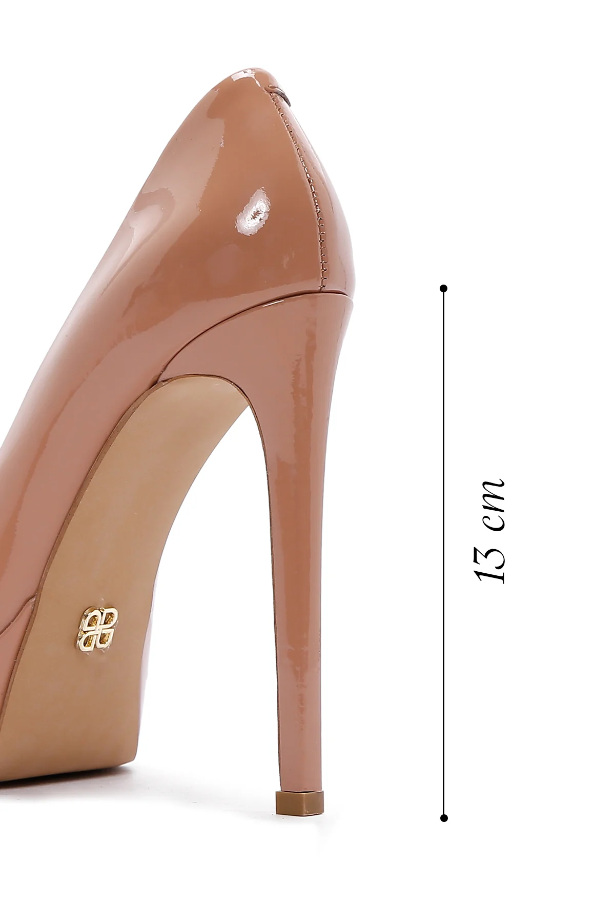Kadın Bej Rugan Deri Plaftorm Stiletto - Image 2