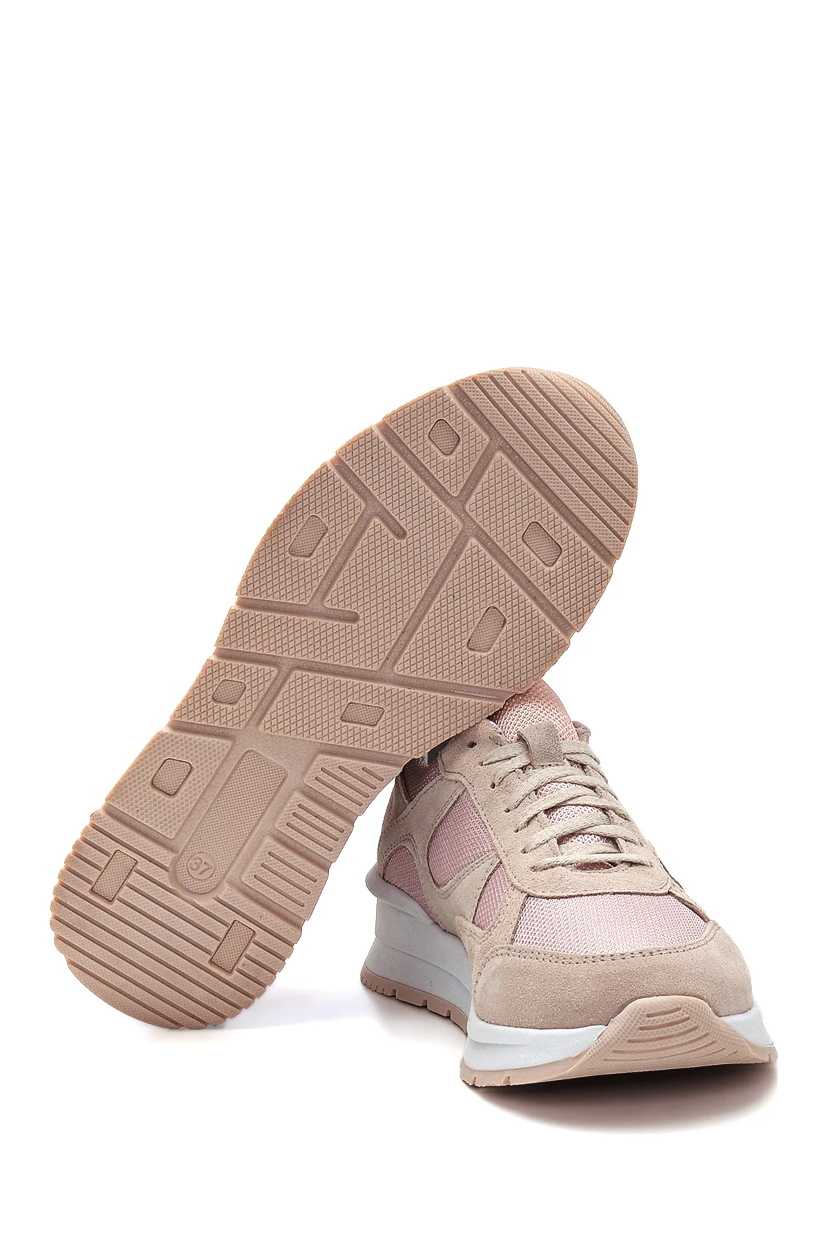 Kadın Bej Sneaker - Image 4