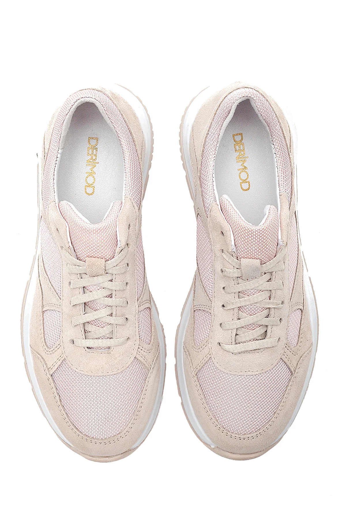 Kadın Bej Sneaker - Image 7