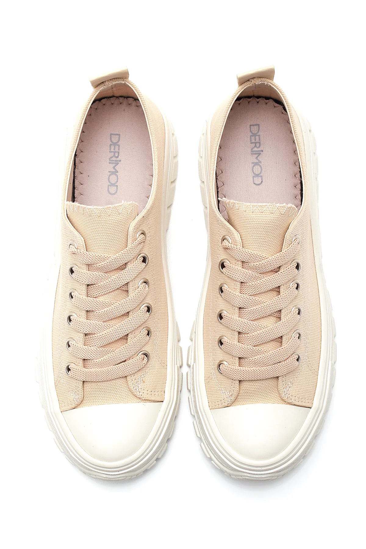 Kadın Bej Sneaker - Image 6