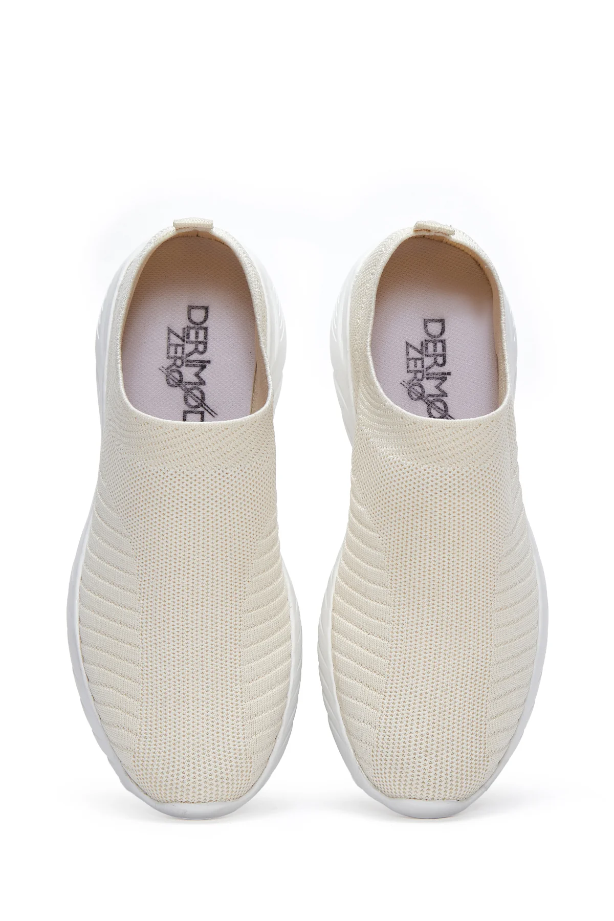 Kadın Bej Sneaker - Image 6