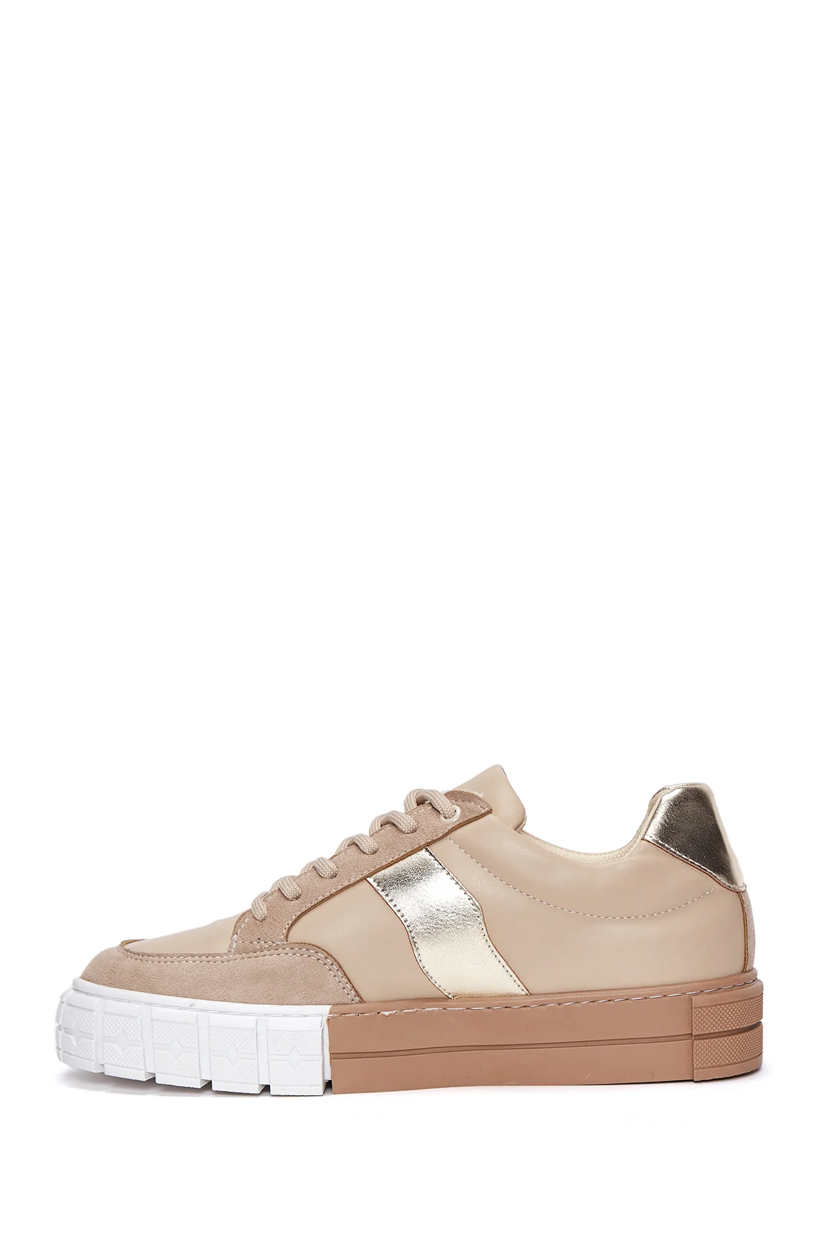 Kadın Bej Sneaker - Image 2