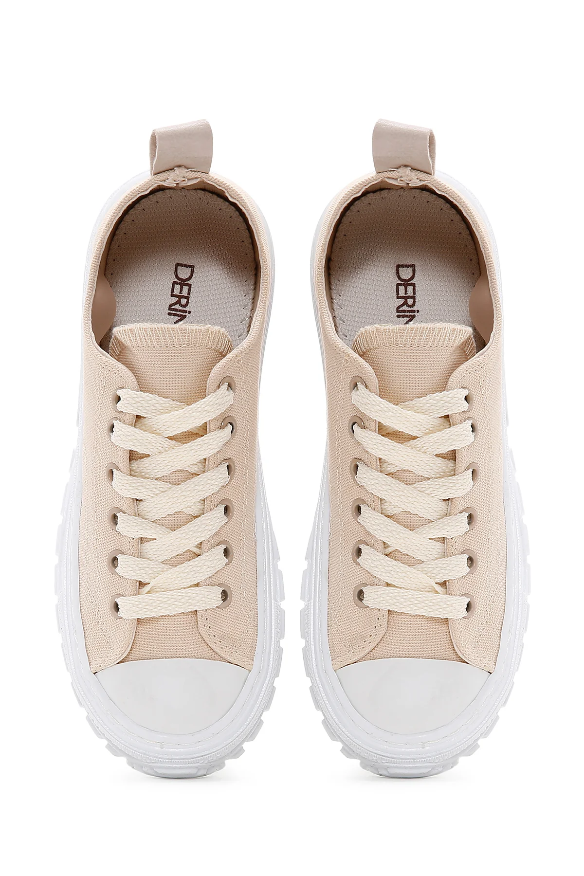 Kadın Bej Sneaker - Image 6