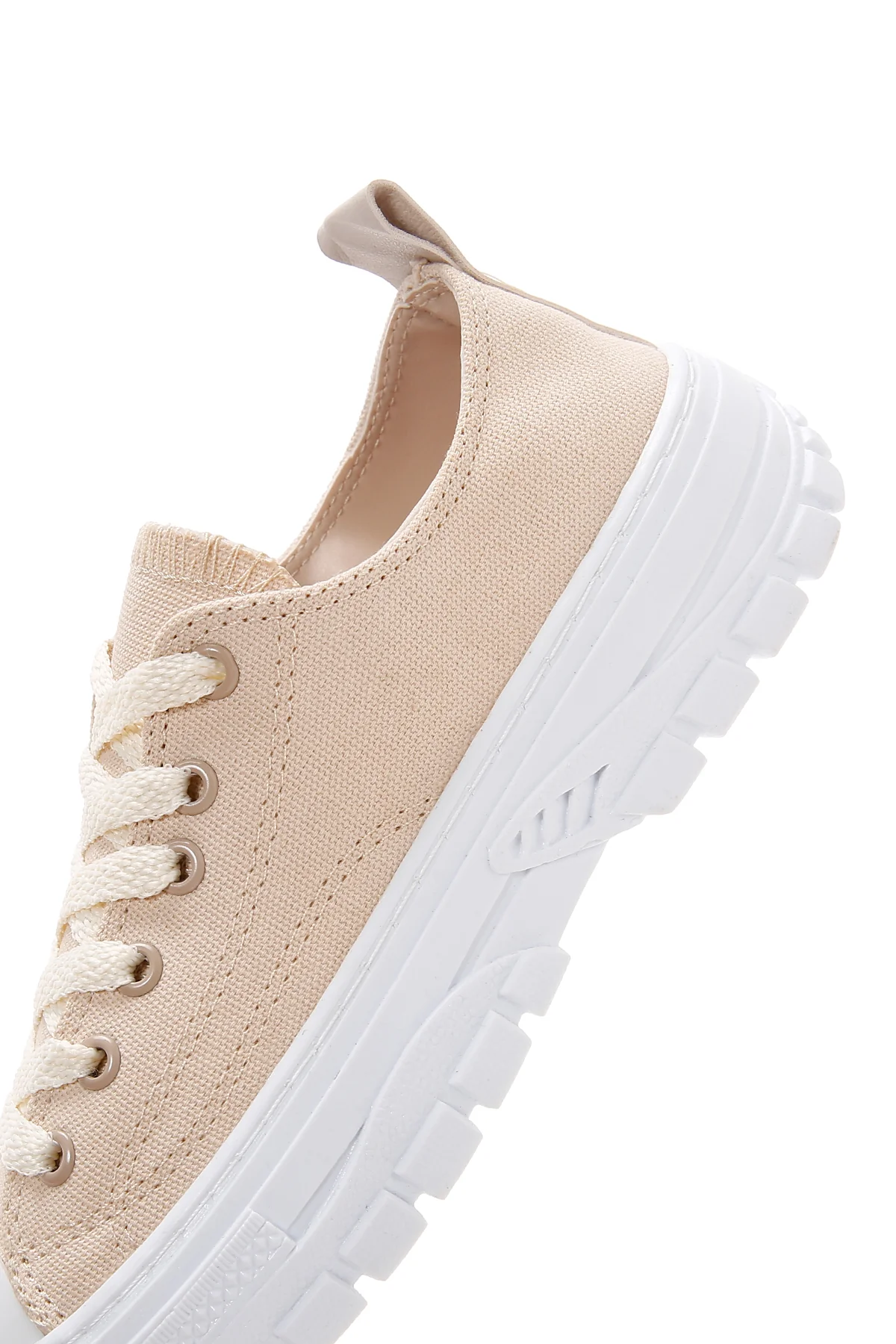 Kadın Bej Sneaker - Image 8