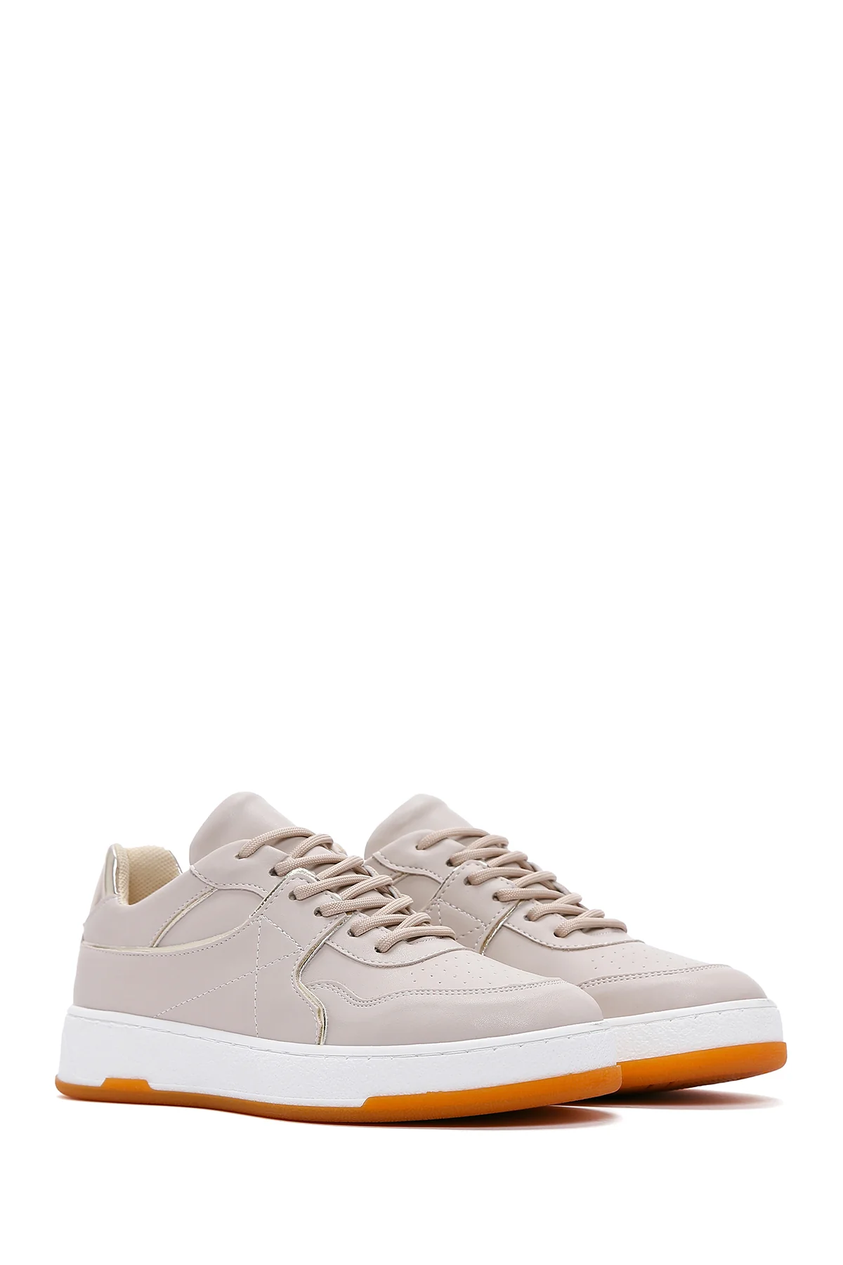 Kadın Bej Sneaker - Image 3