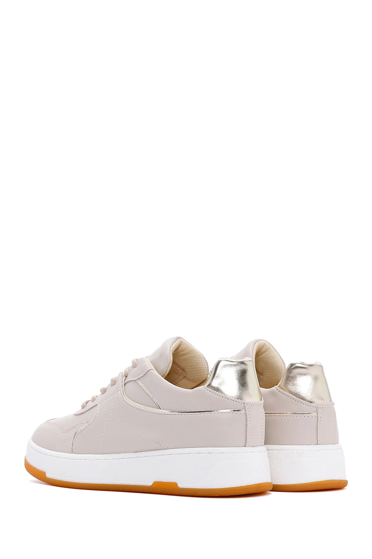 Kadın Bej Sneaker - Image 5