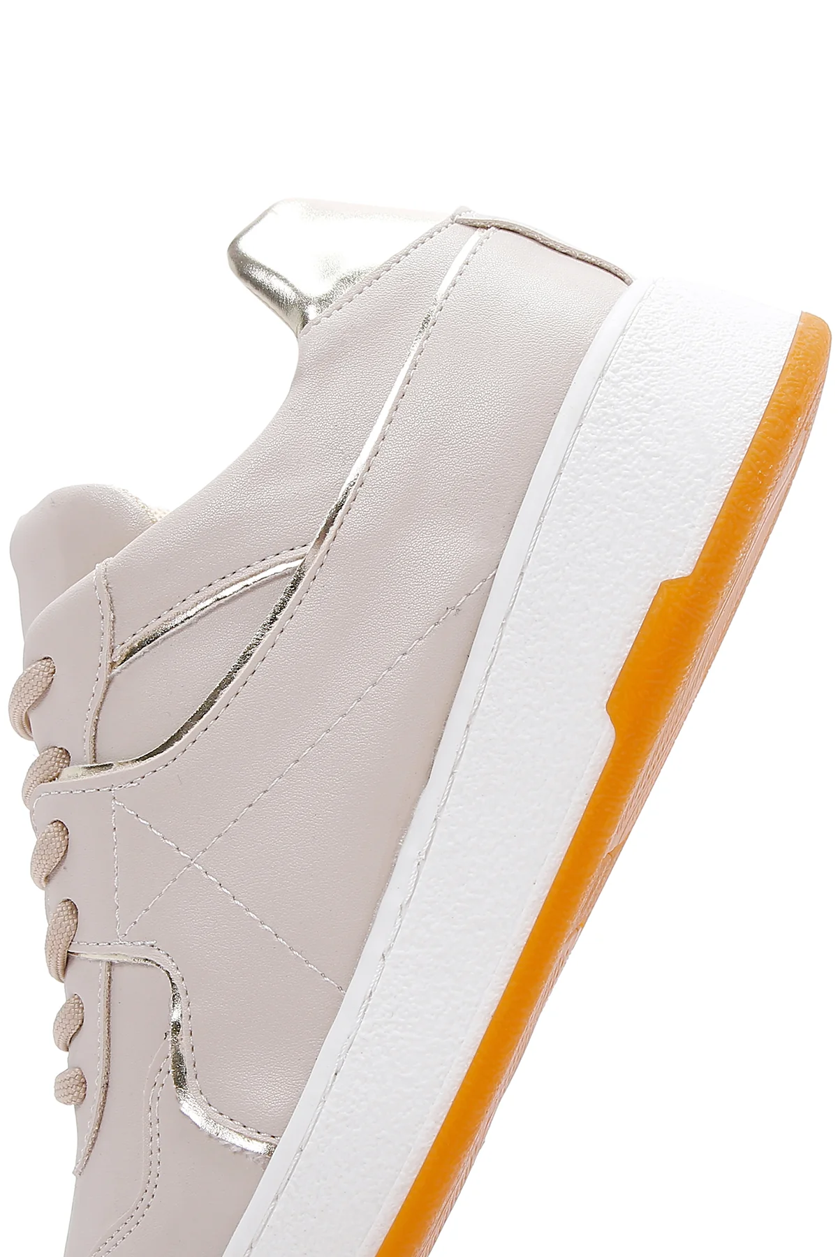 Kadın Bej Sneaker - Image 7
