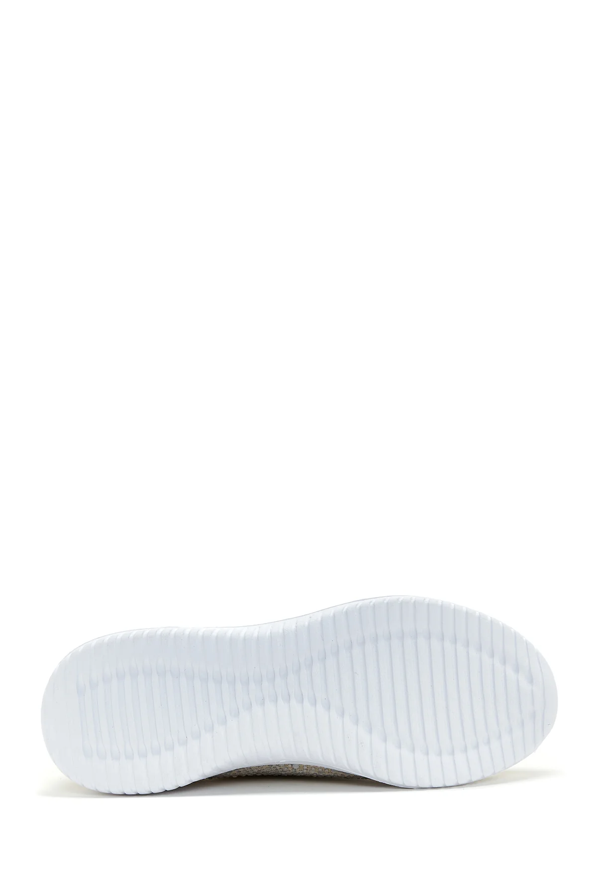 Kadın Bej Taşlı Sneaker - Image 4