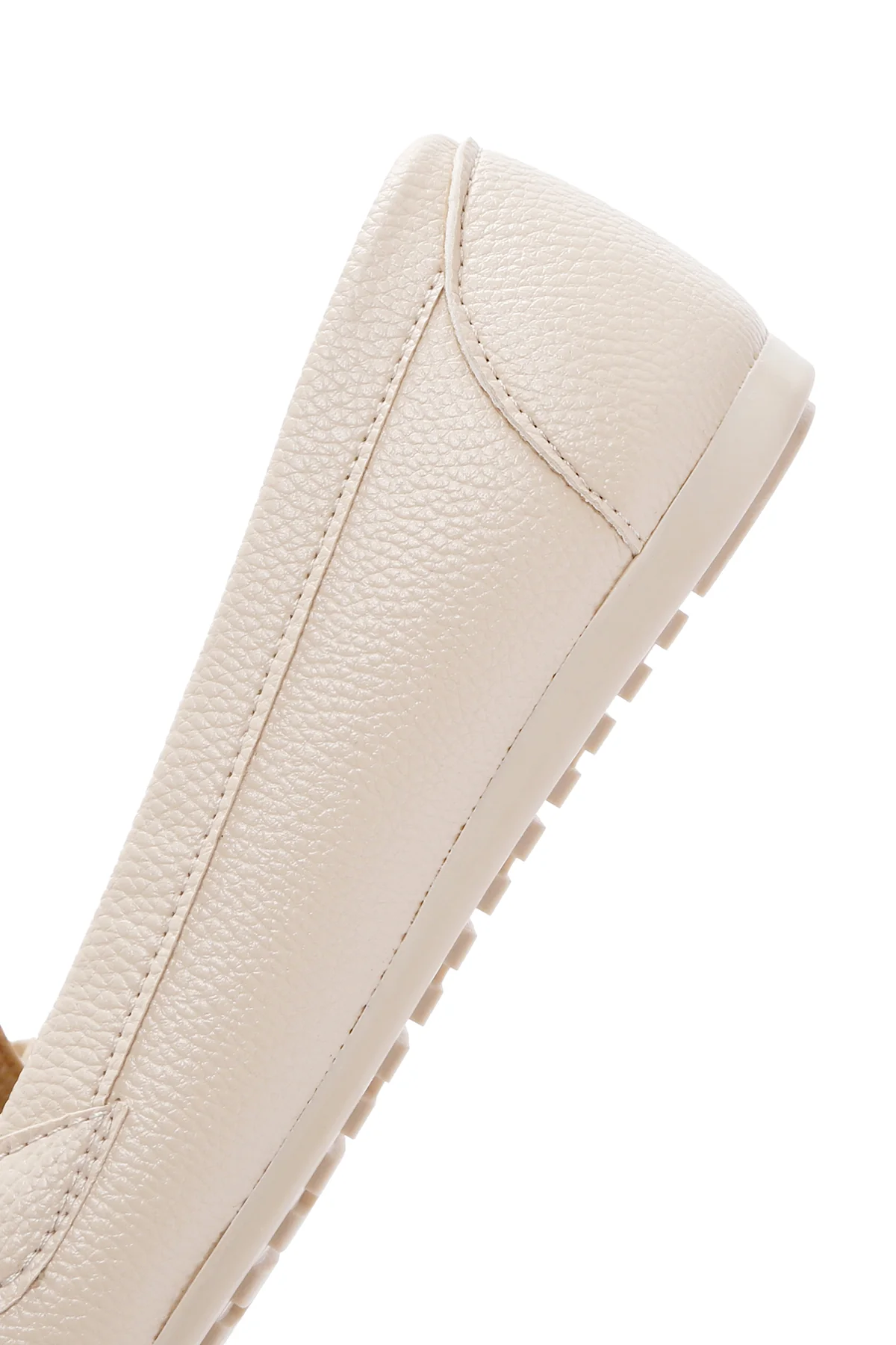 Kadın Bej Toka Detaylı Loafer - Image 8