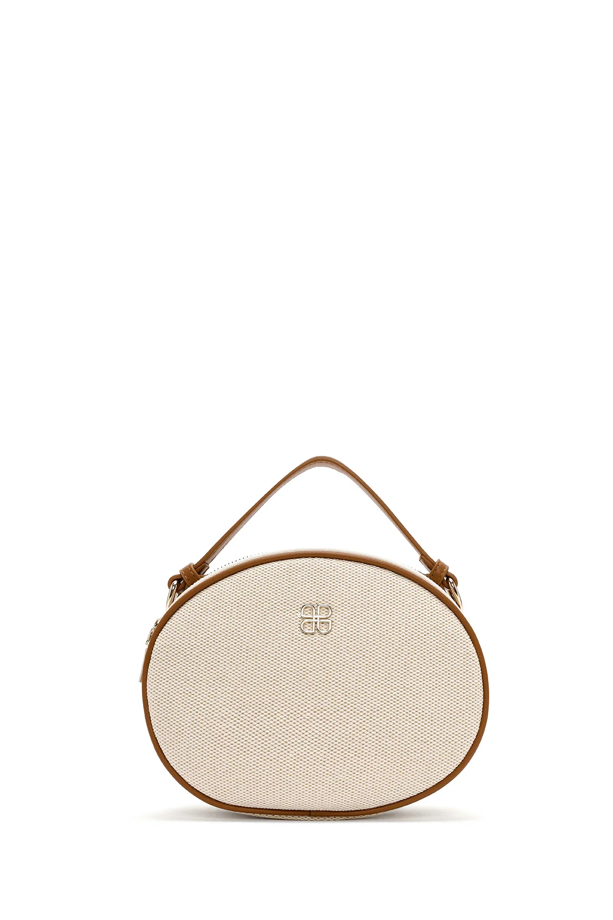 Kadın Bej Uzun Askılı Mini Çapraz Çanta - Image 3