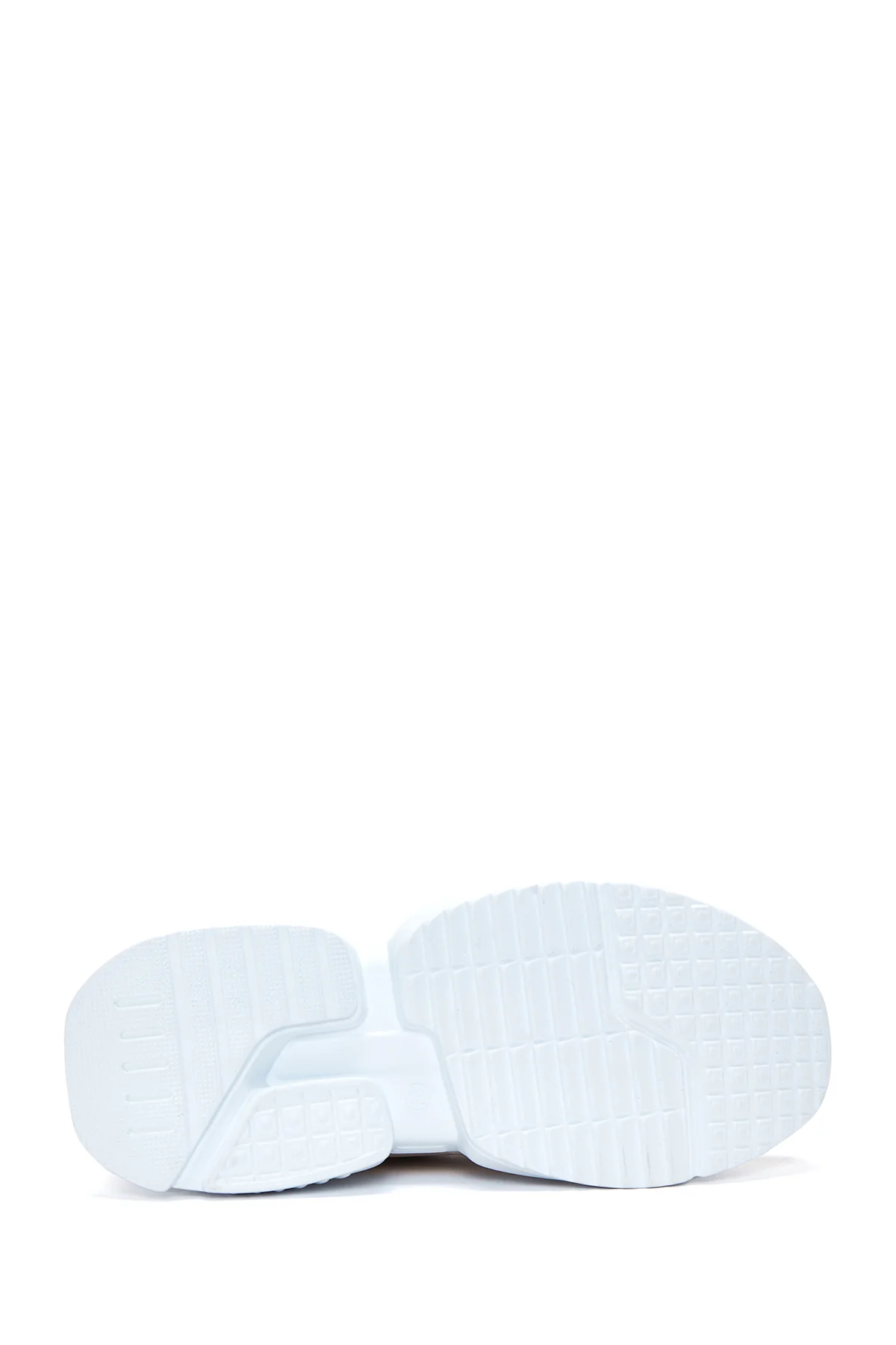 Kadın Bej Yüksek Taban Sneaker - Image 4
